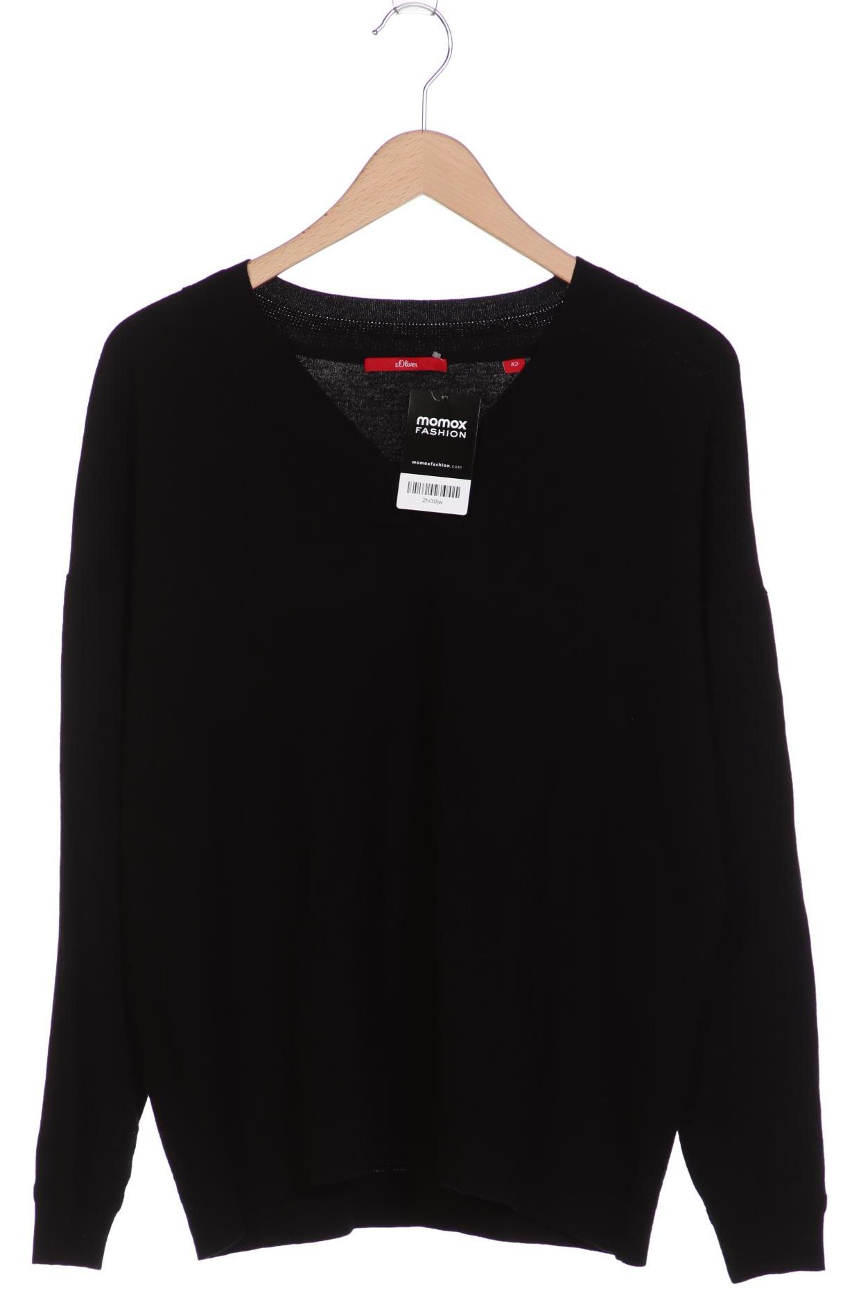 

s.Oliver Damen Pullover, schwarz