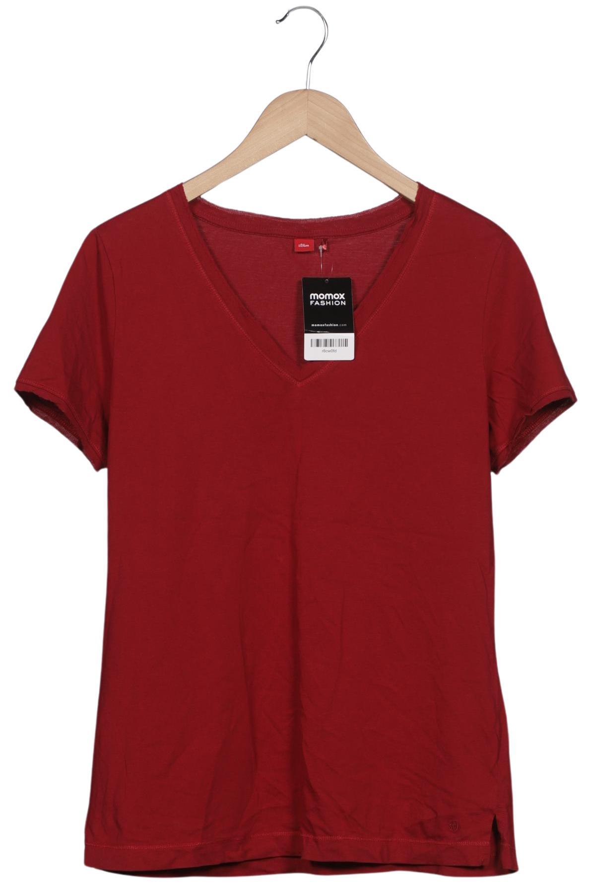 

s.Oliver Damen T-Shirt, bordeaux, Gr. 44