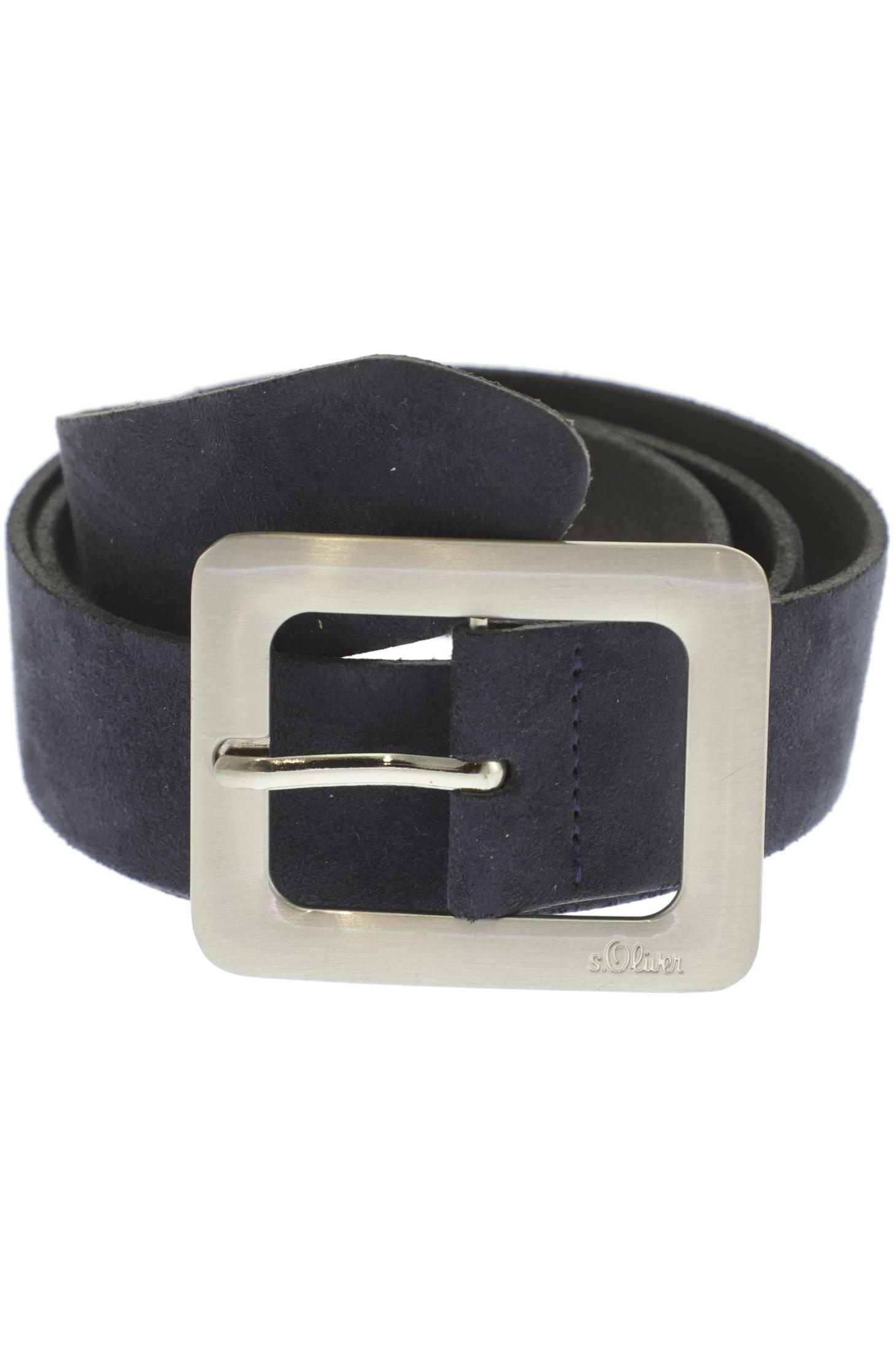 

s.Oliver Damen Gürtel, marineblau