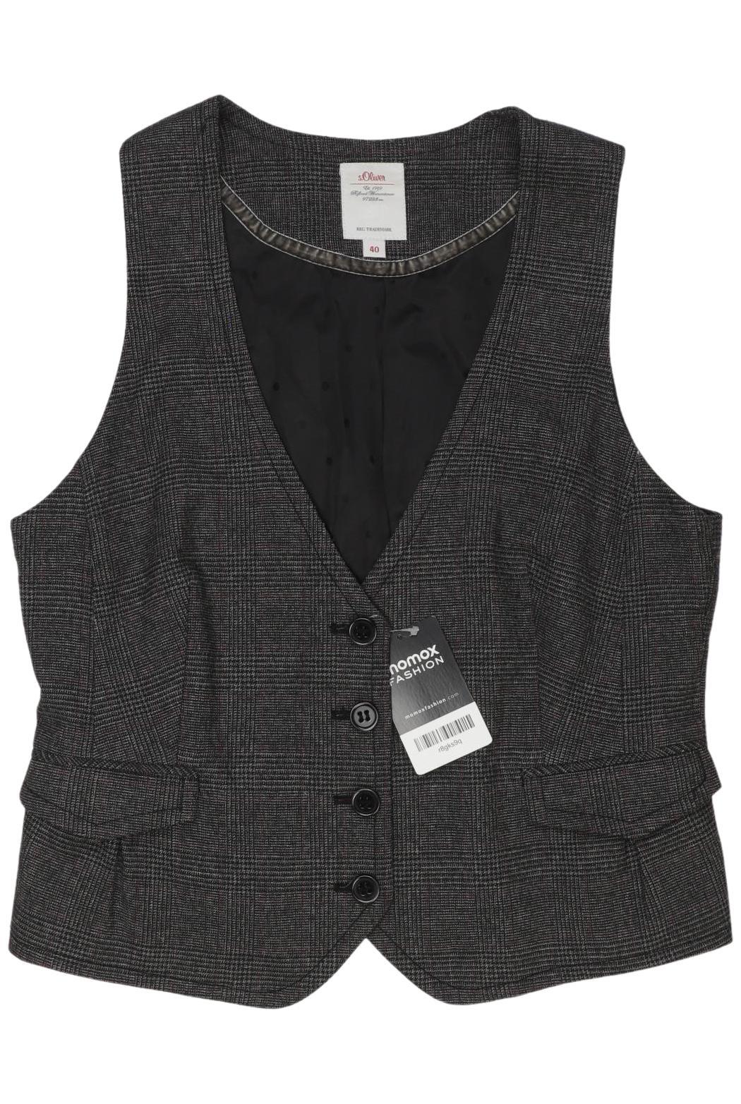 

s.Oliver Damen Weste, grau, Gr. 40