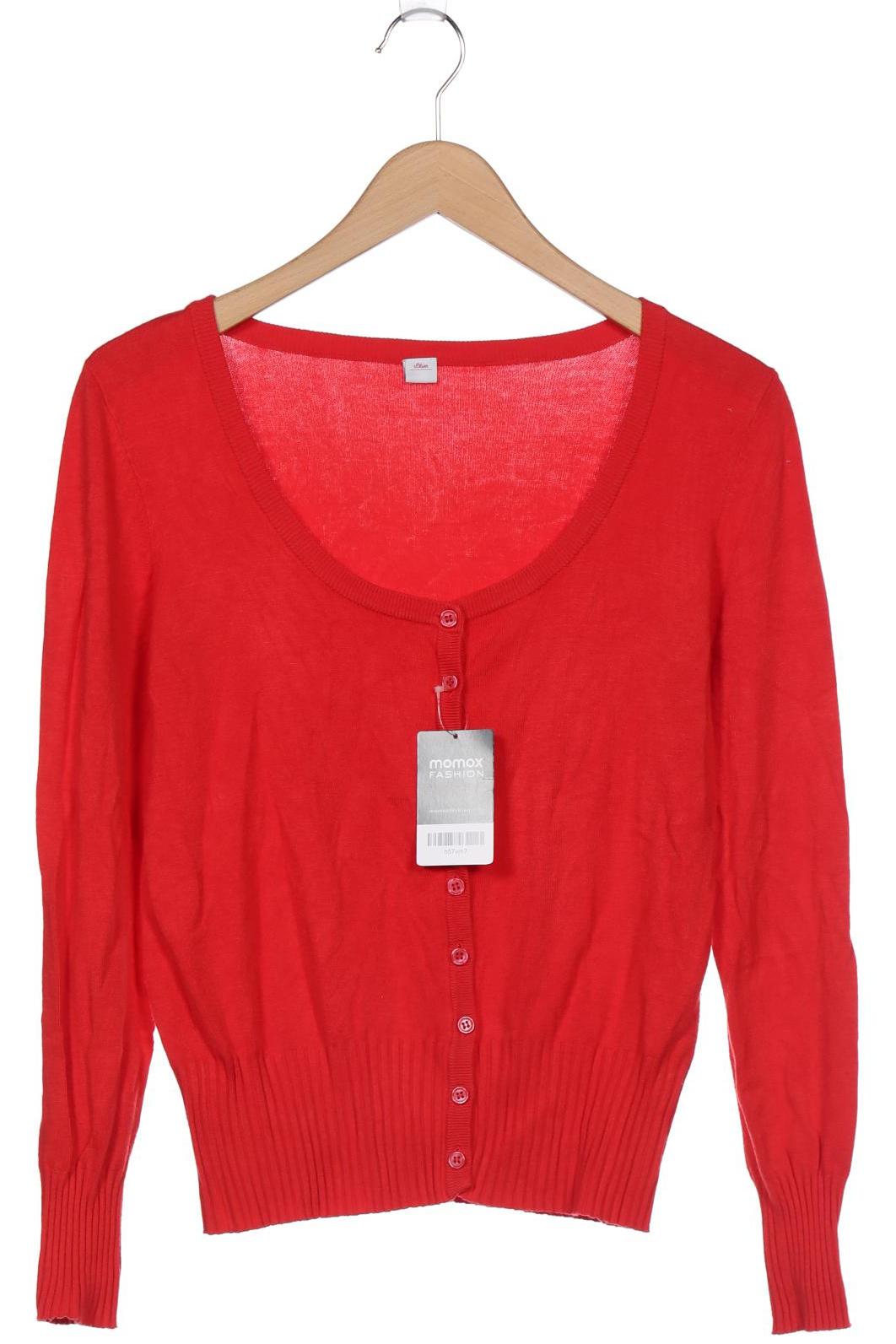 

s.Oliver Damen Strickjacke, rot, Gr. 38