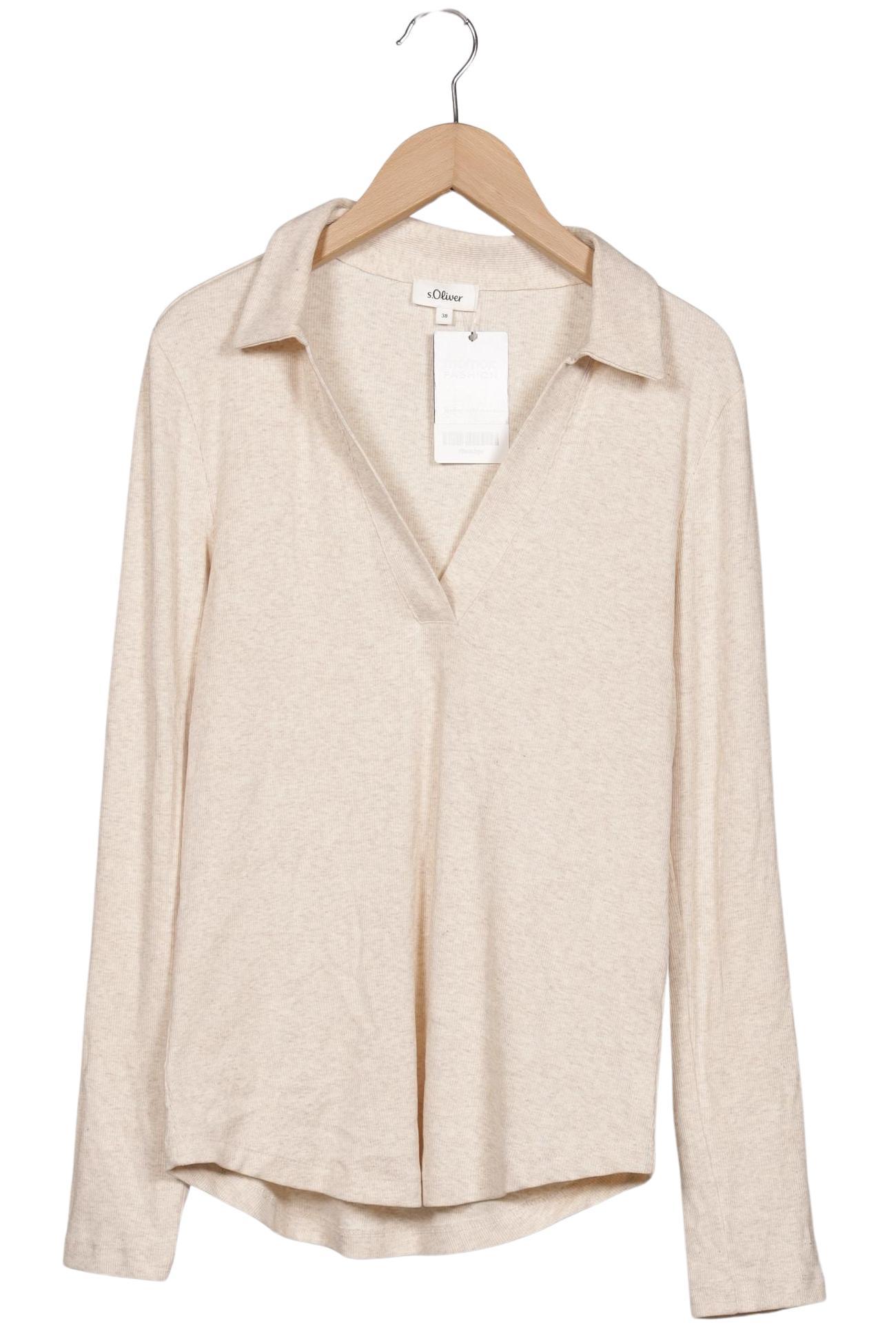 

s.Oliver Damen Poloshirt, beige, Gr. 38