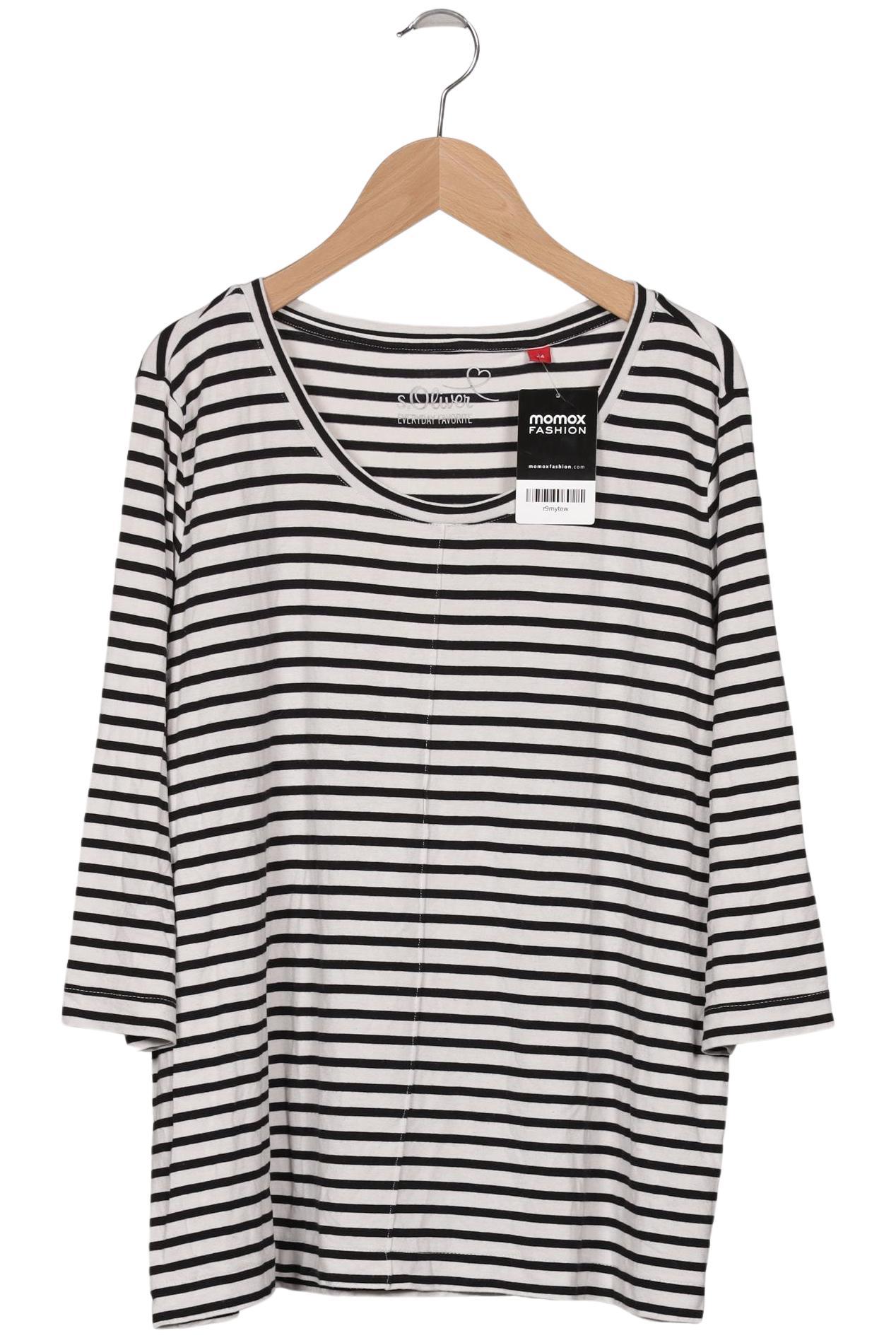 

s.Oliver Damen Langarmshirt, weiß, Gr. 44