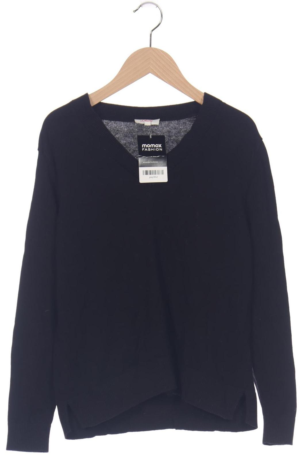 

s.Oliver Damen Pullover, schwarz, Gr. 38
