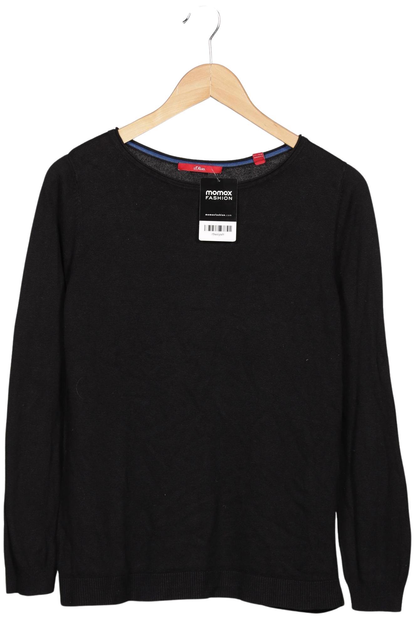 

s.Oliver Damen Pullover, schwarz, Gr. 40