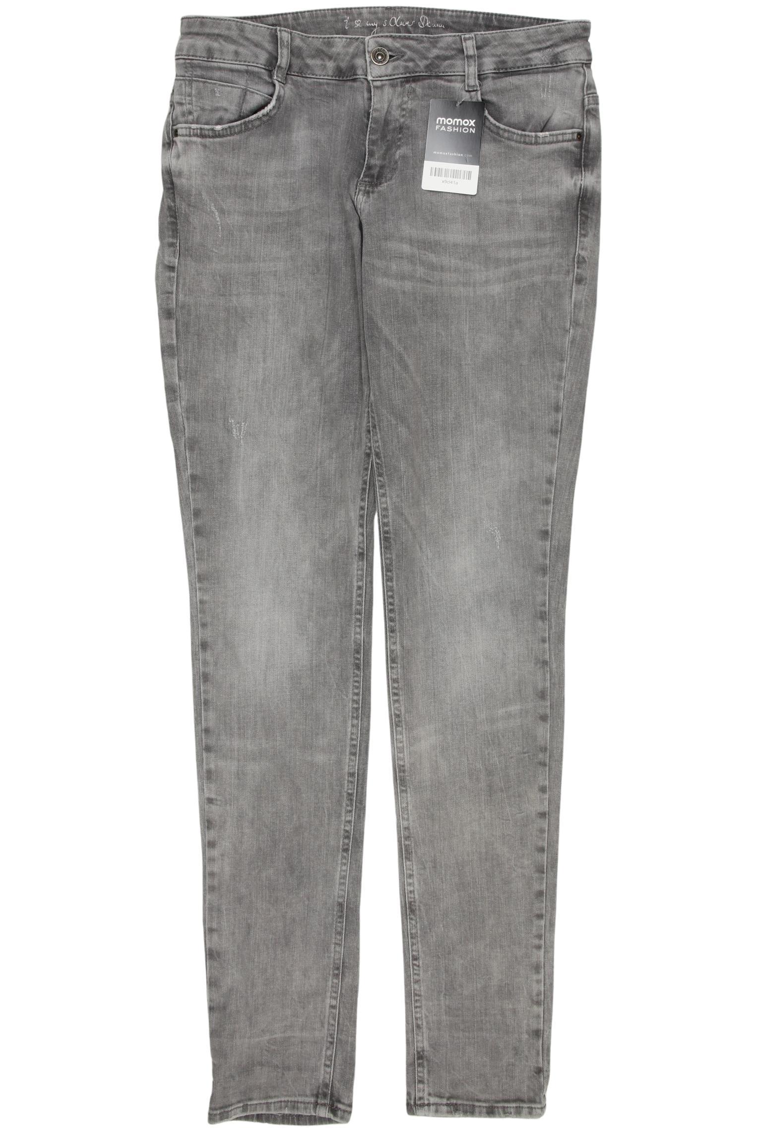 

s.Oliver Damen Jeans, grau, Gr. 38