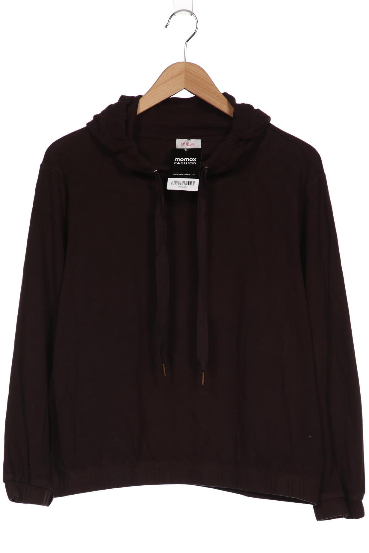 

s.Oliver Damen Kapuzenpullover, braun, Gr. 42