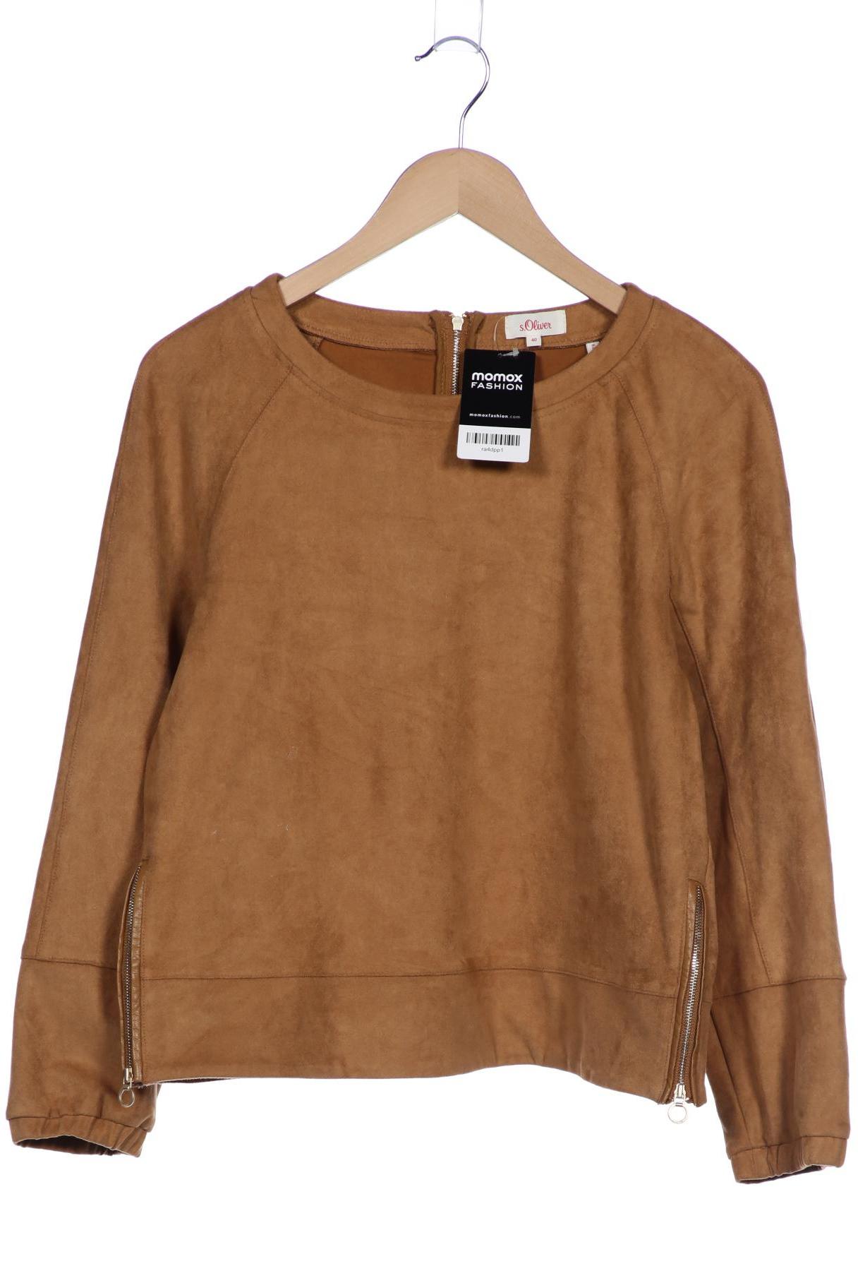 

s.Oliver Damen Sweatshirt, beige, Gr. 40