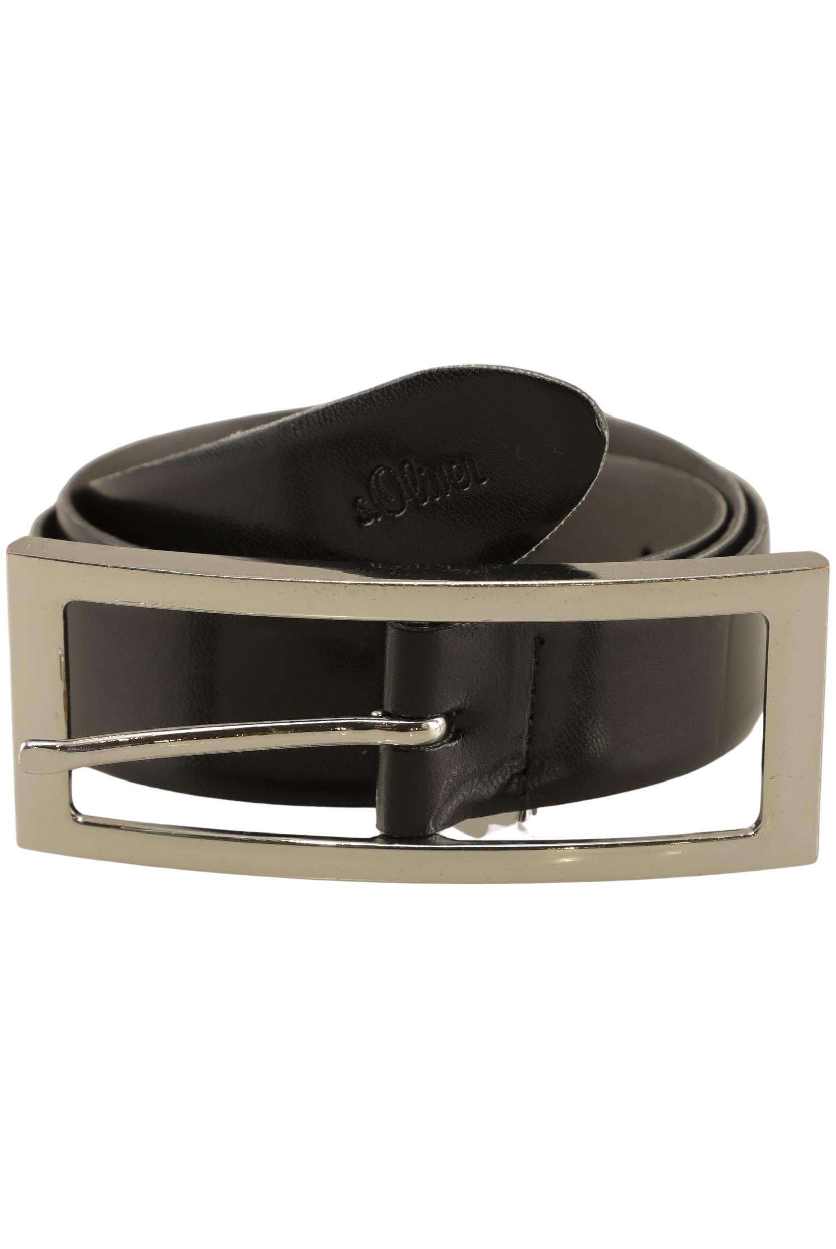 

s.Oliver Damen Gürtel, schwarz, Gr. 85