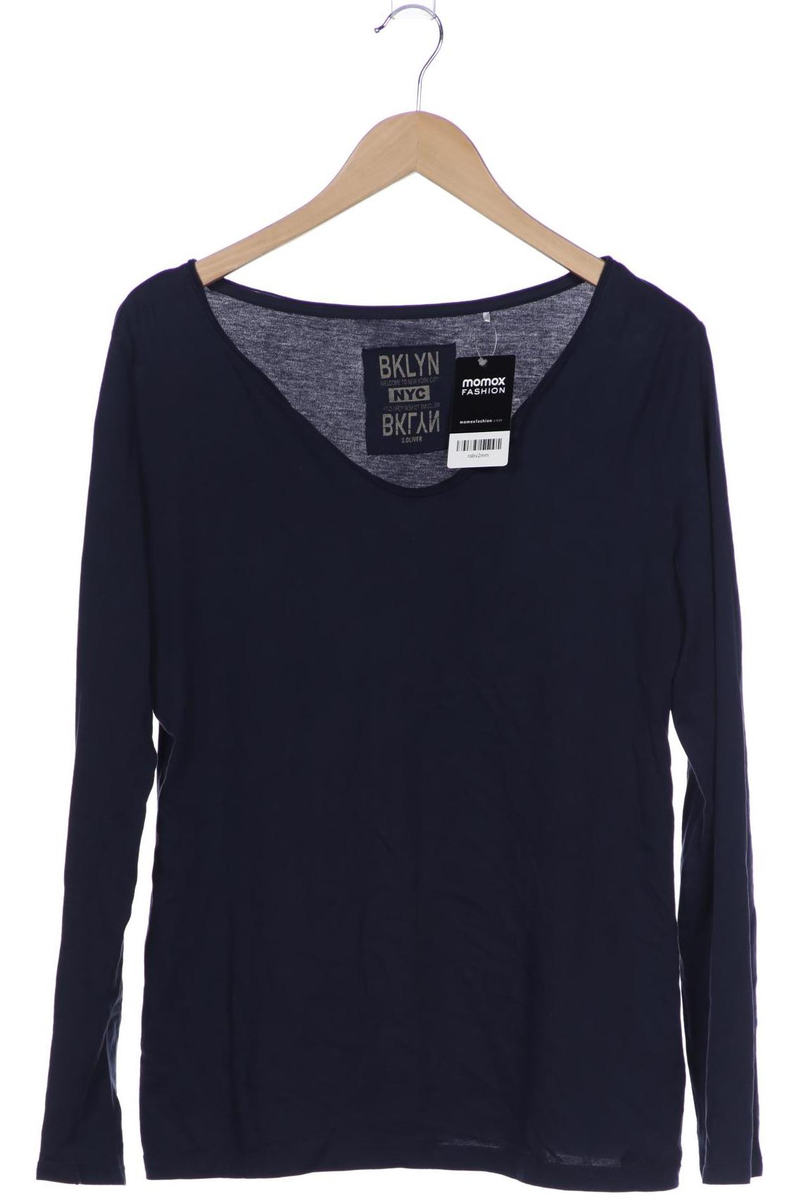 

s.Oliver Damen Langarmshirt, marineblau, Gr. 42