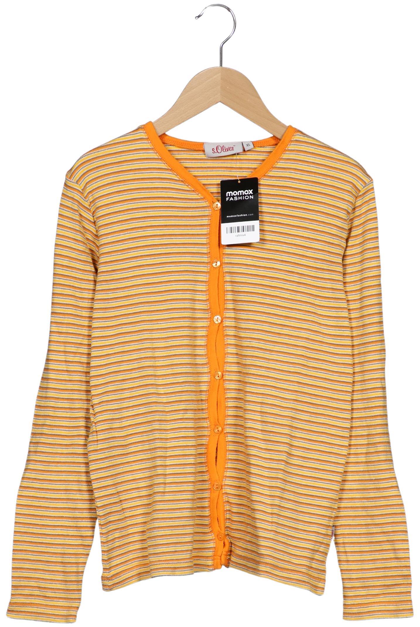 

s.Oliver Damen Strickjacke, gelb, Gr. 44