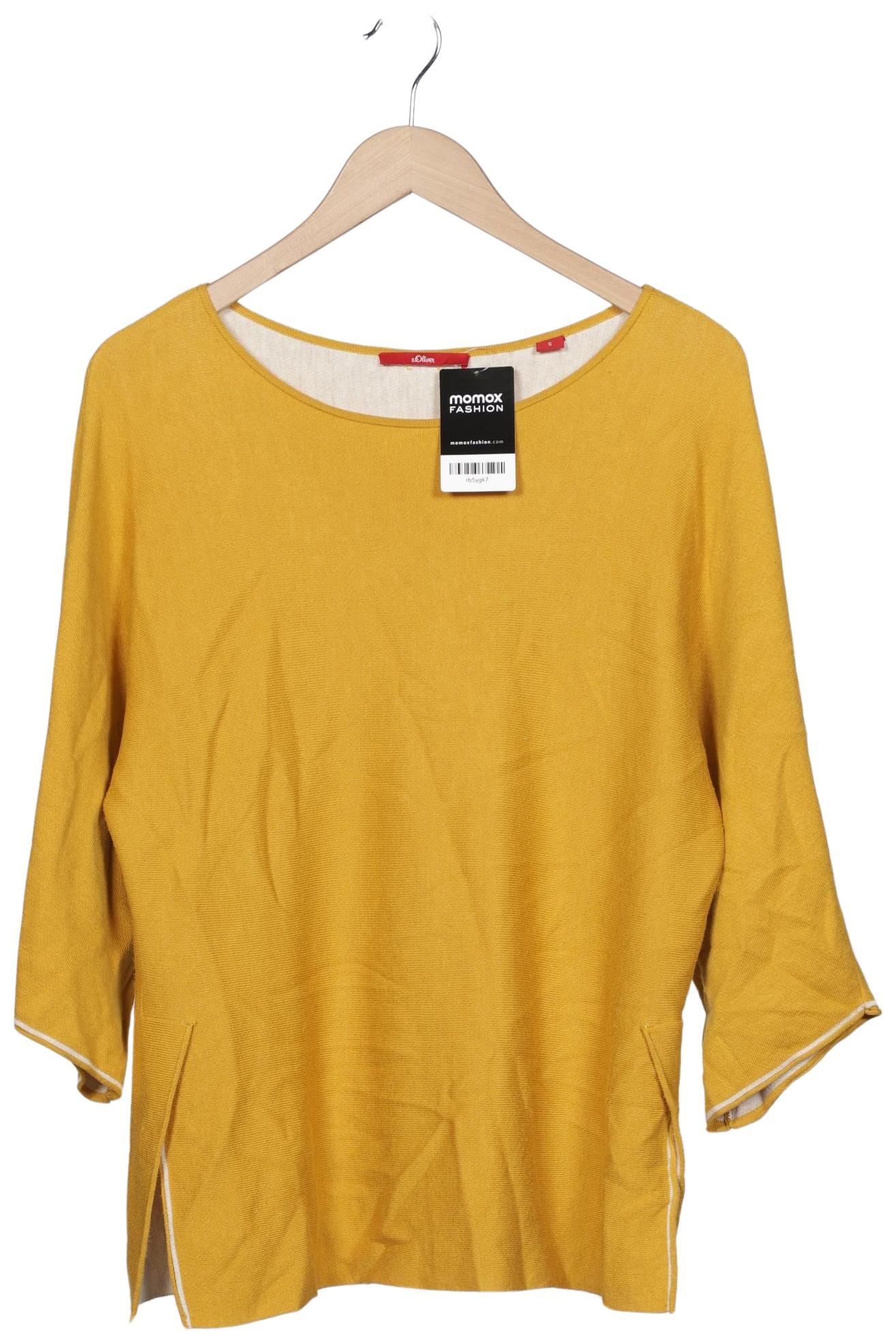 

s.Oliver Damen Pullover, gelb, Gr. 36