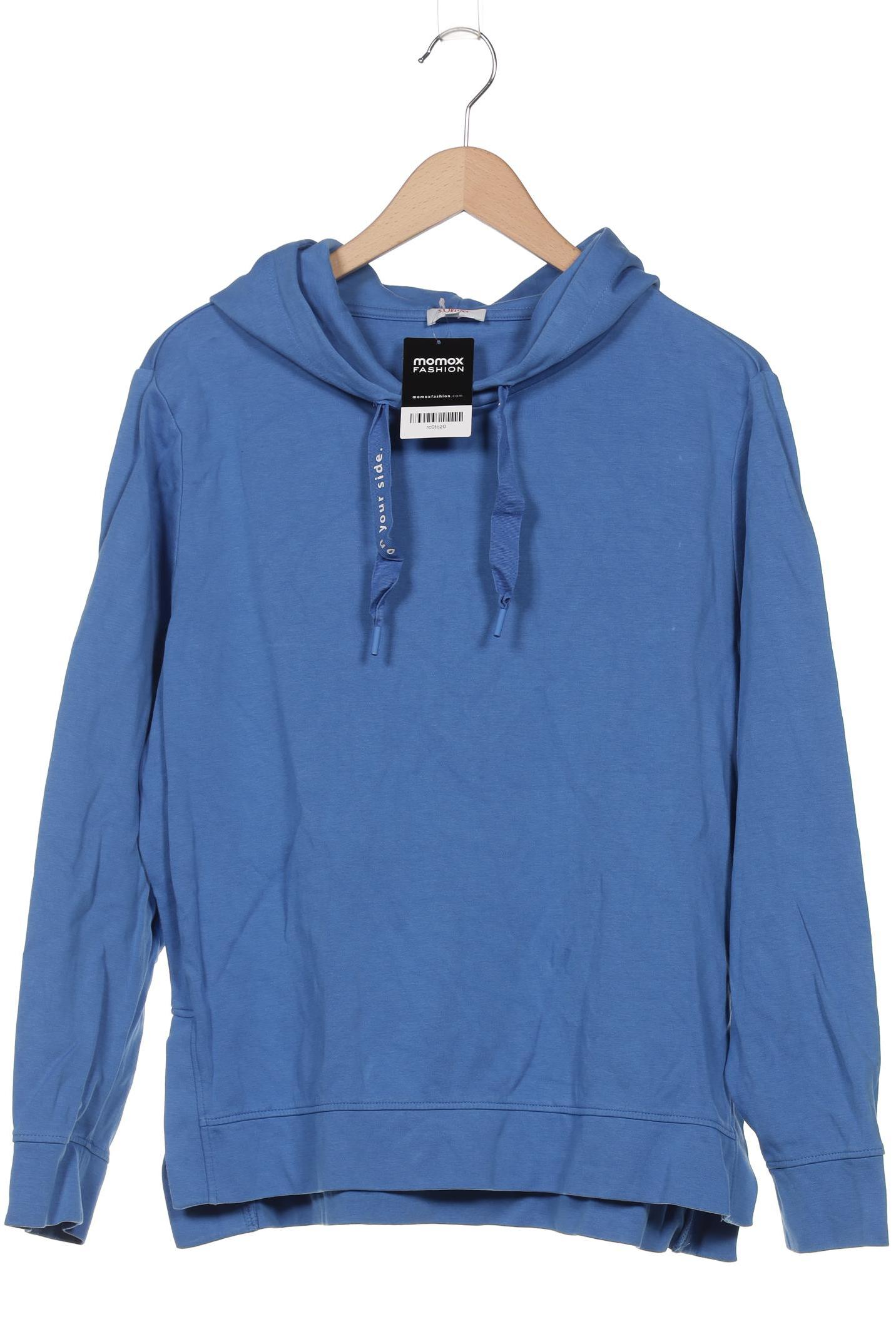 

s.Oliver Damen Kapuzenpullover, blau, Gr. 40