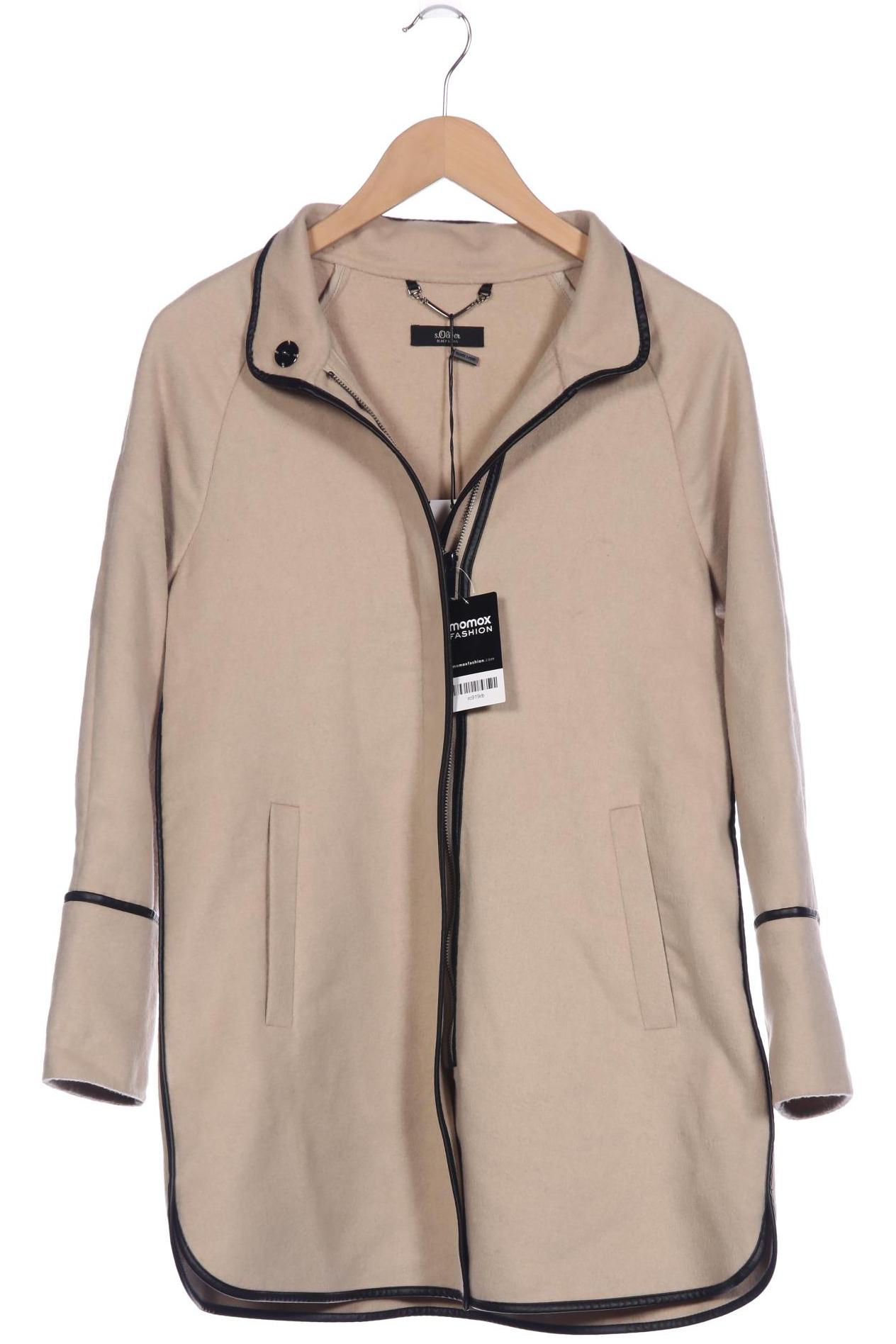 

s.Oliver Damen Mantel, beige, Gr. 32