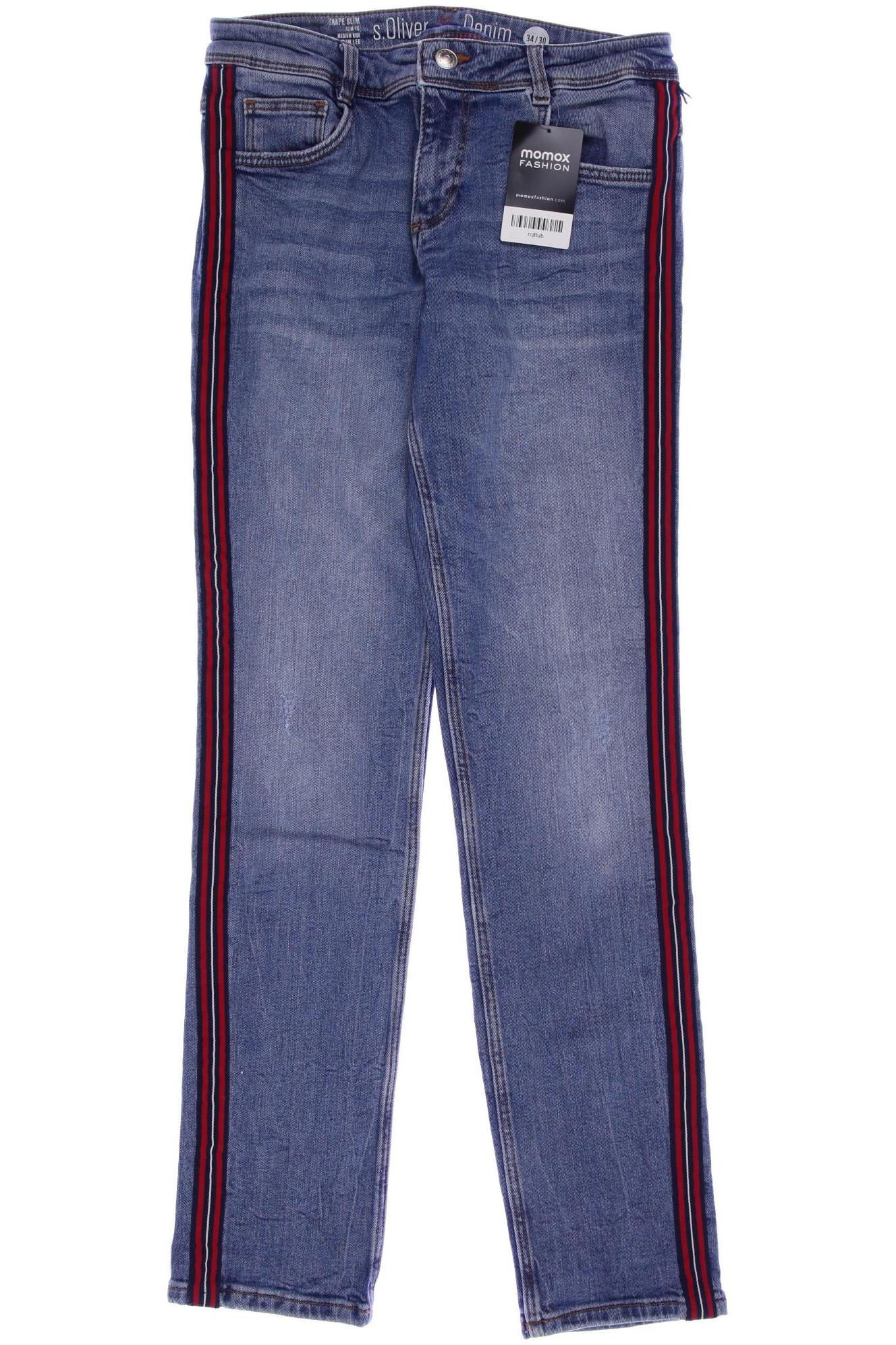 

s.Oliver Damen Jeans, blau