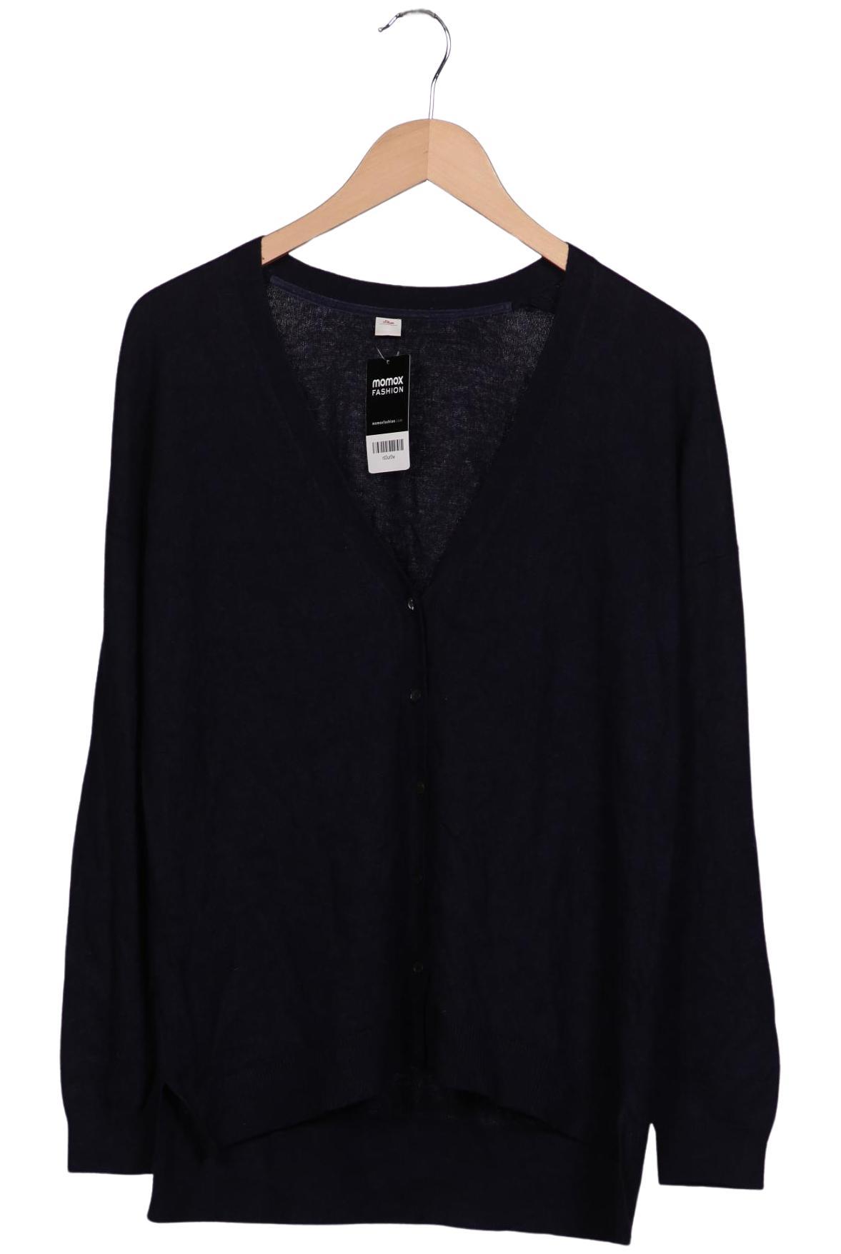 

s.Oliver Damen Strickjacke, marineblau, Gr. 40