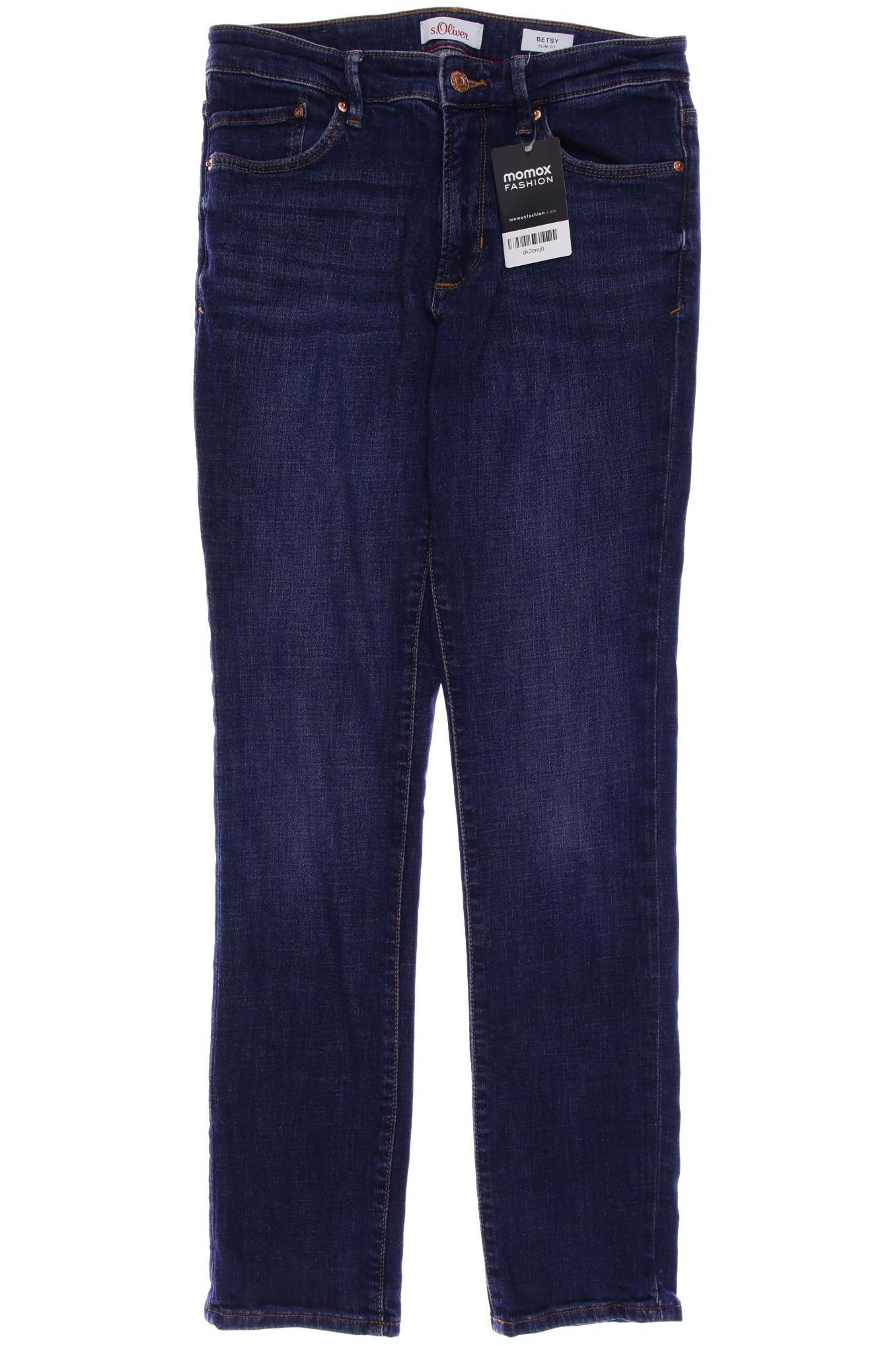 

s.Oliver Damen Jeans, marineblau