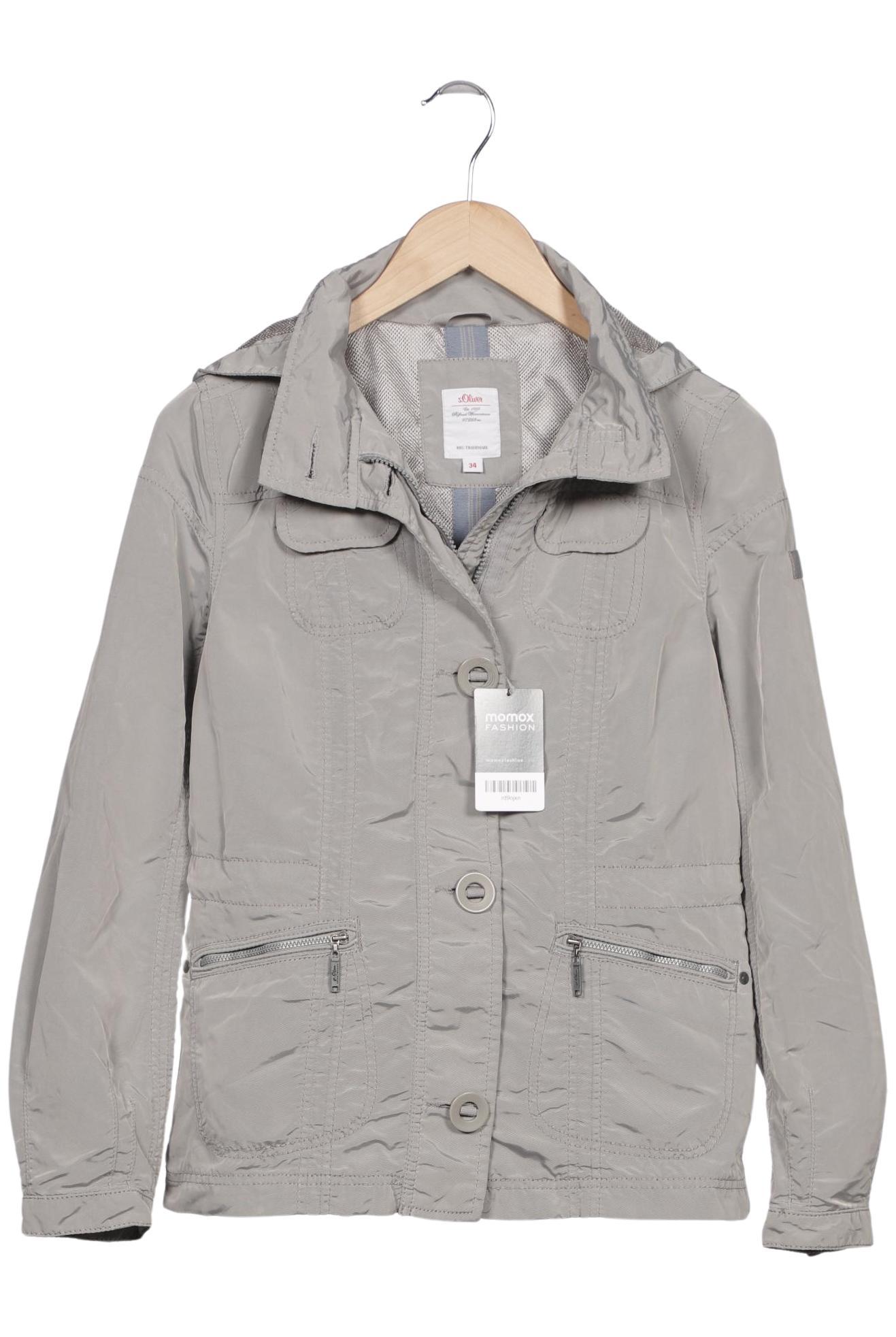 

s.Oliver Damen Jacke, grau, Gr. 34