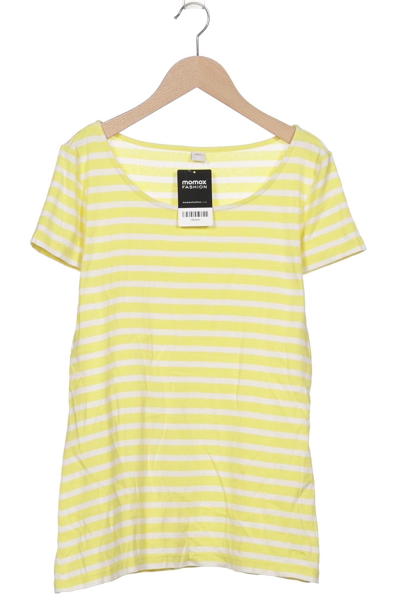 

s.Oliver Damen T-Shirt, gelb, Gr. 44