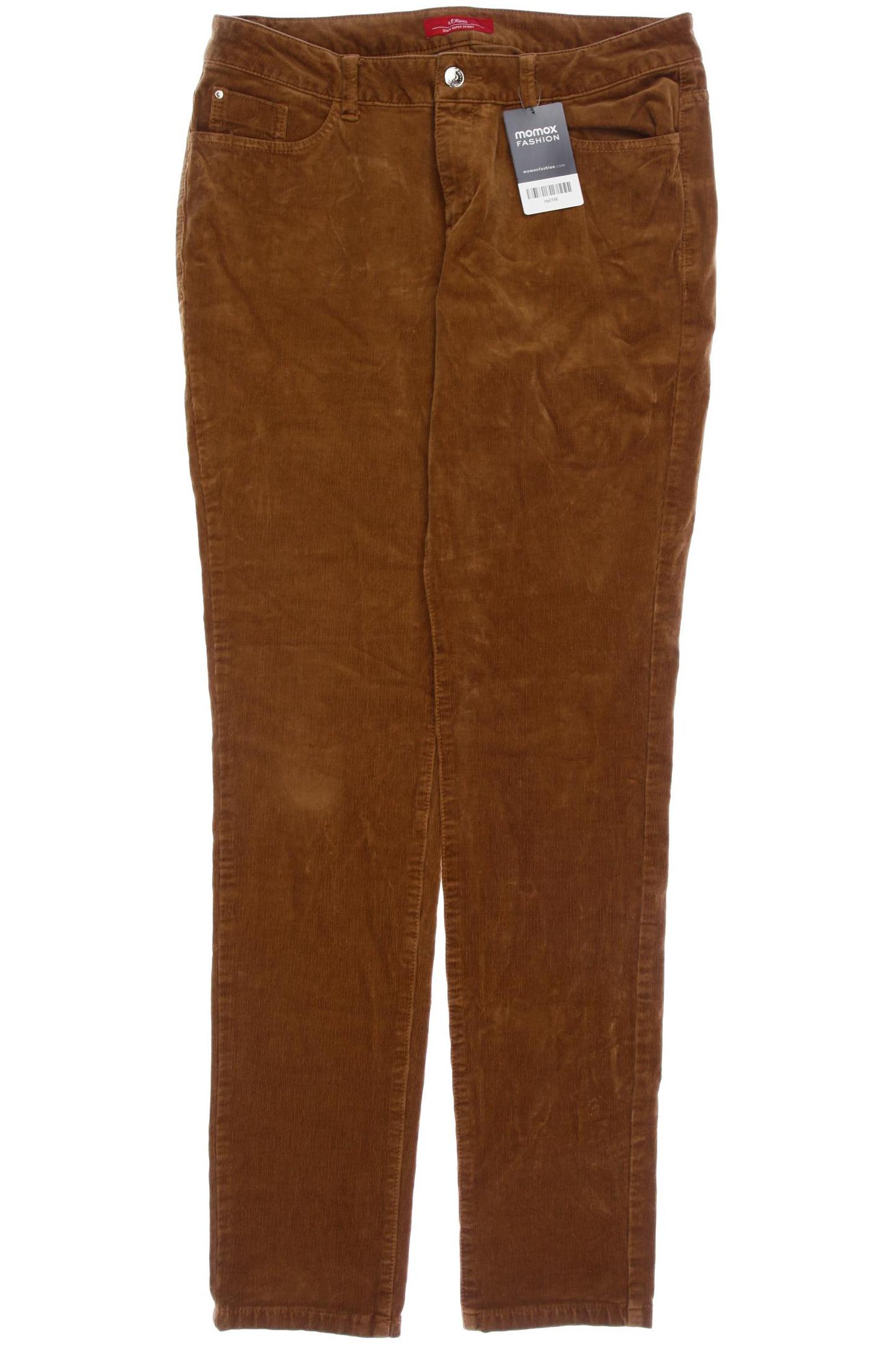 

s.Oliver Damen Stoffhose, braun, Gr. 40