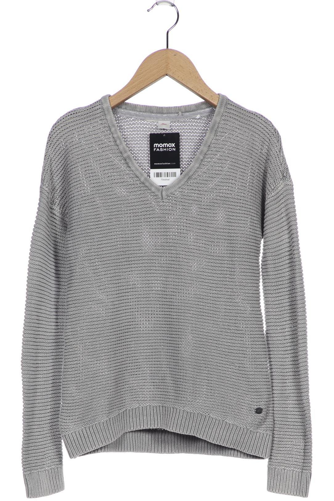 

s.Oliver Damen Pullover, grau, Gr. 34