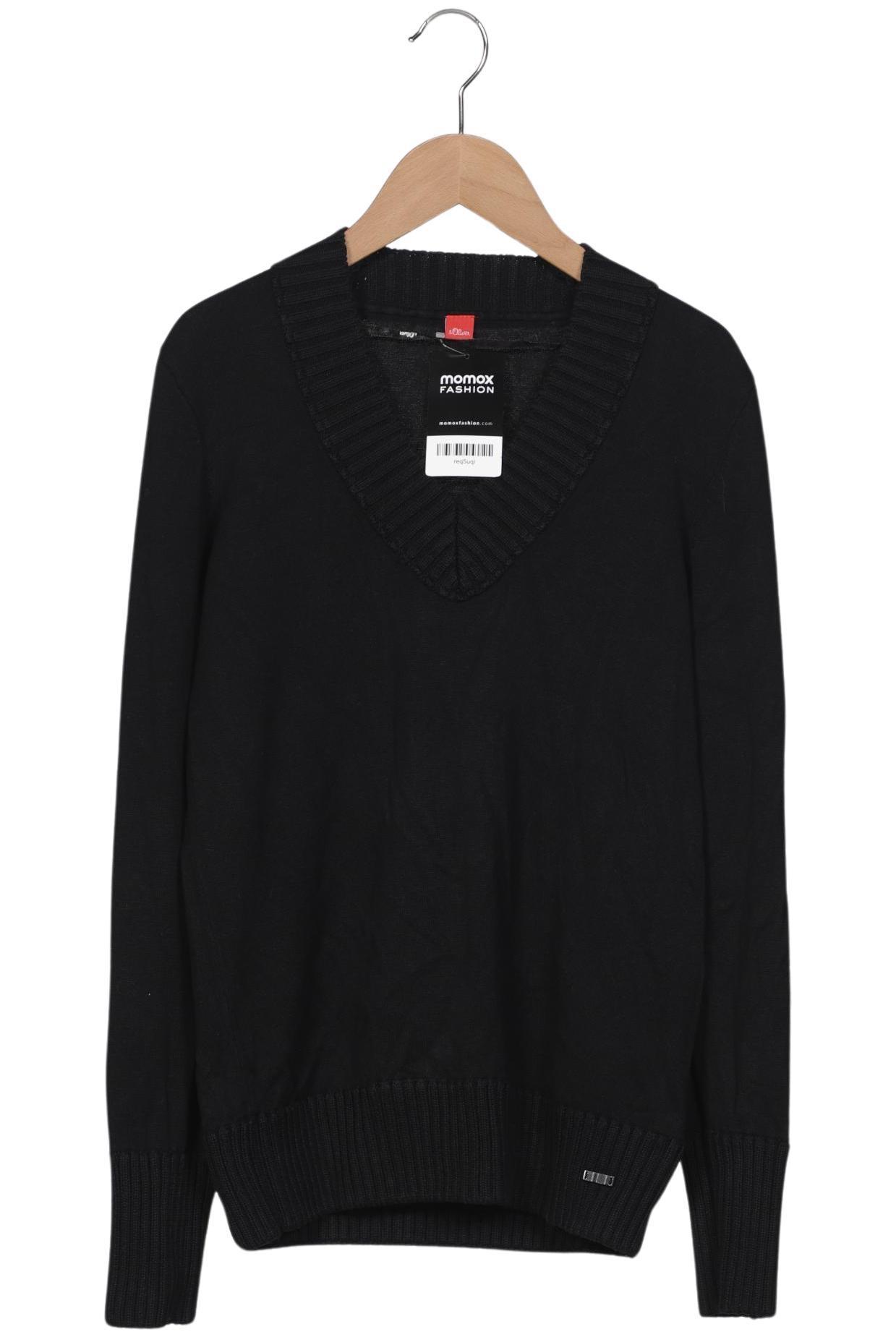 

s.Oliver Damen Pullover, schwarz, Gr. 38