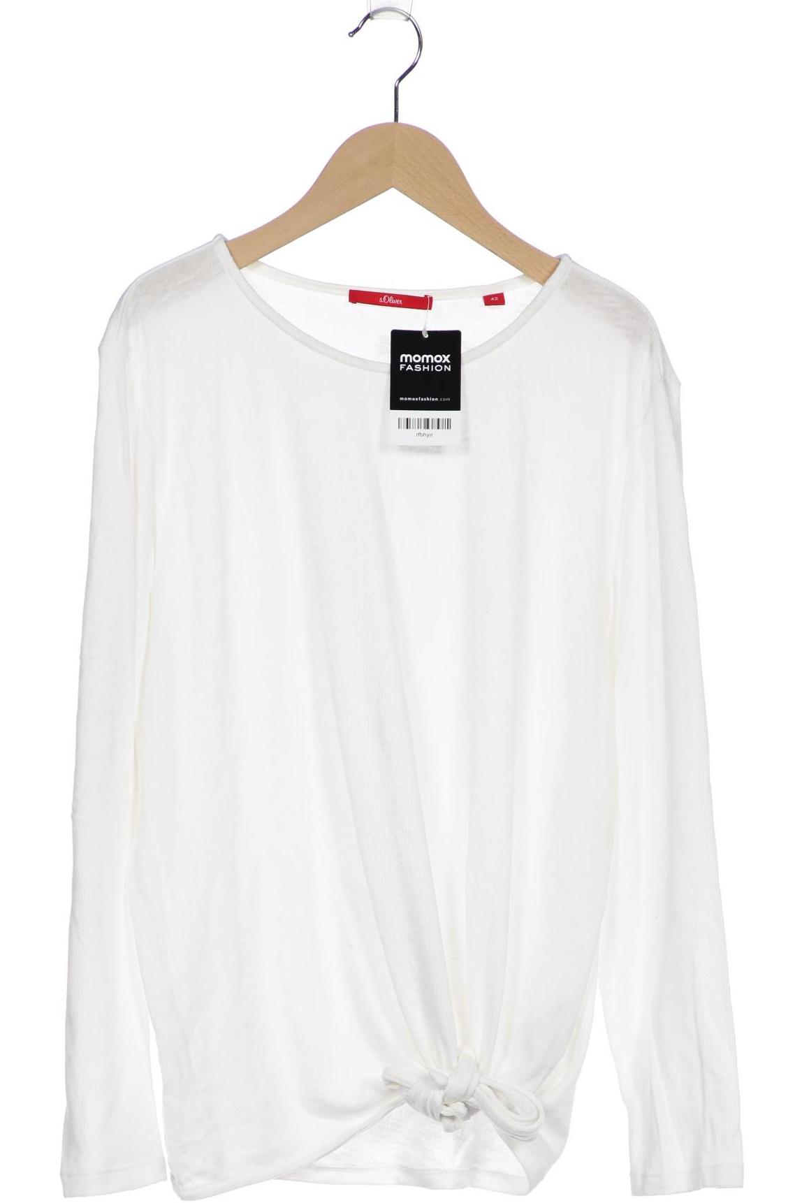 

s.Oliver Damen Pullover, weiß, Gr. 42