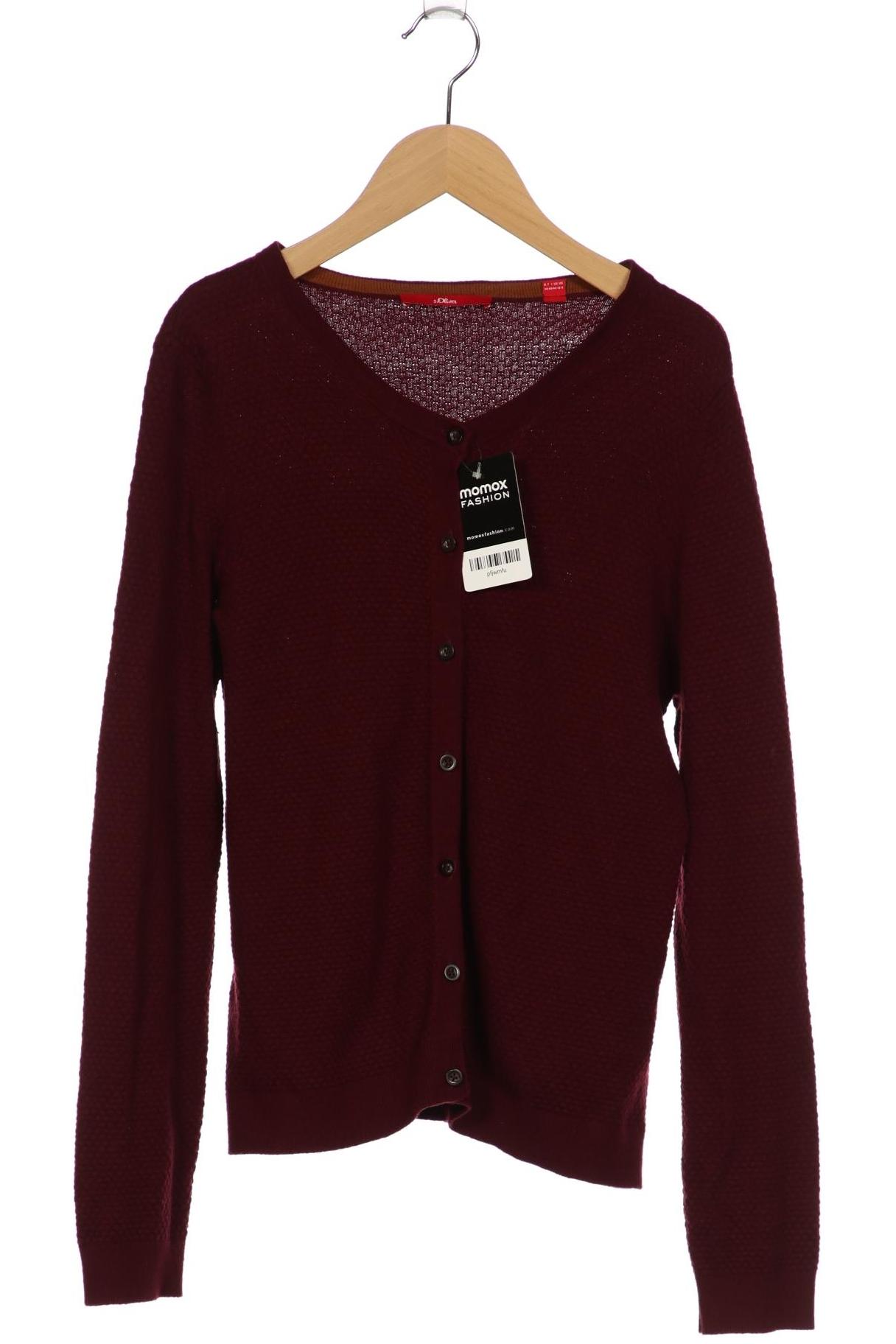 

s.Oliver Damen Strickjacke, bordeaux, Gr. 38