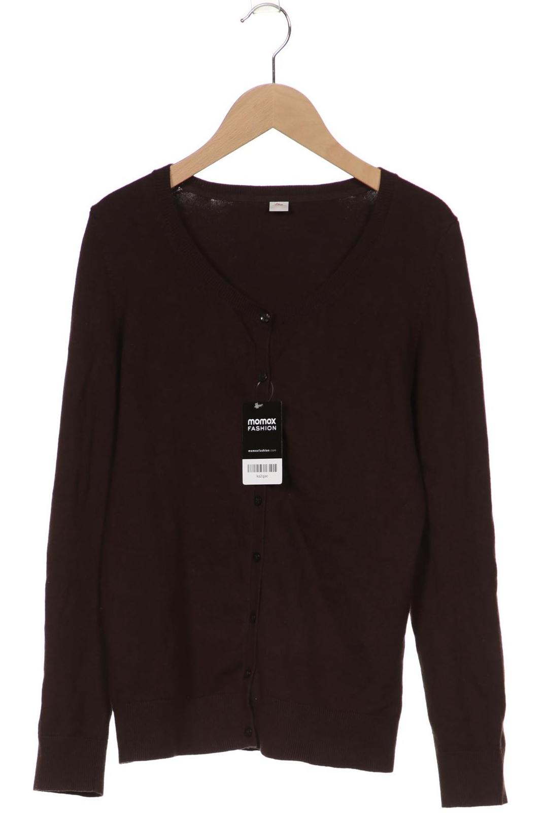 

s.Oliver Damen Strickjacke, braun, Gr. 38