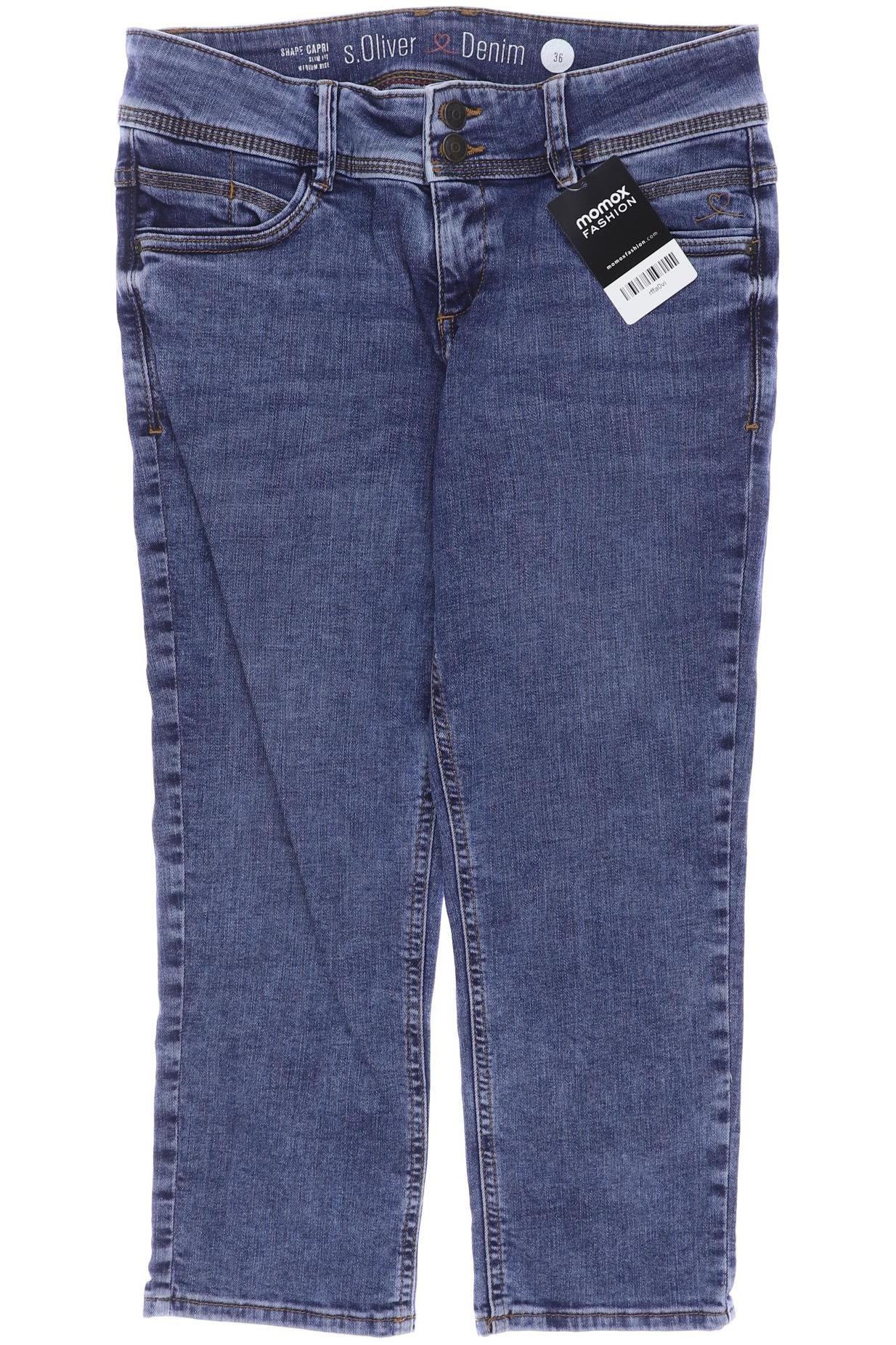 

s.Oliver Damen Jeans, blau