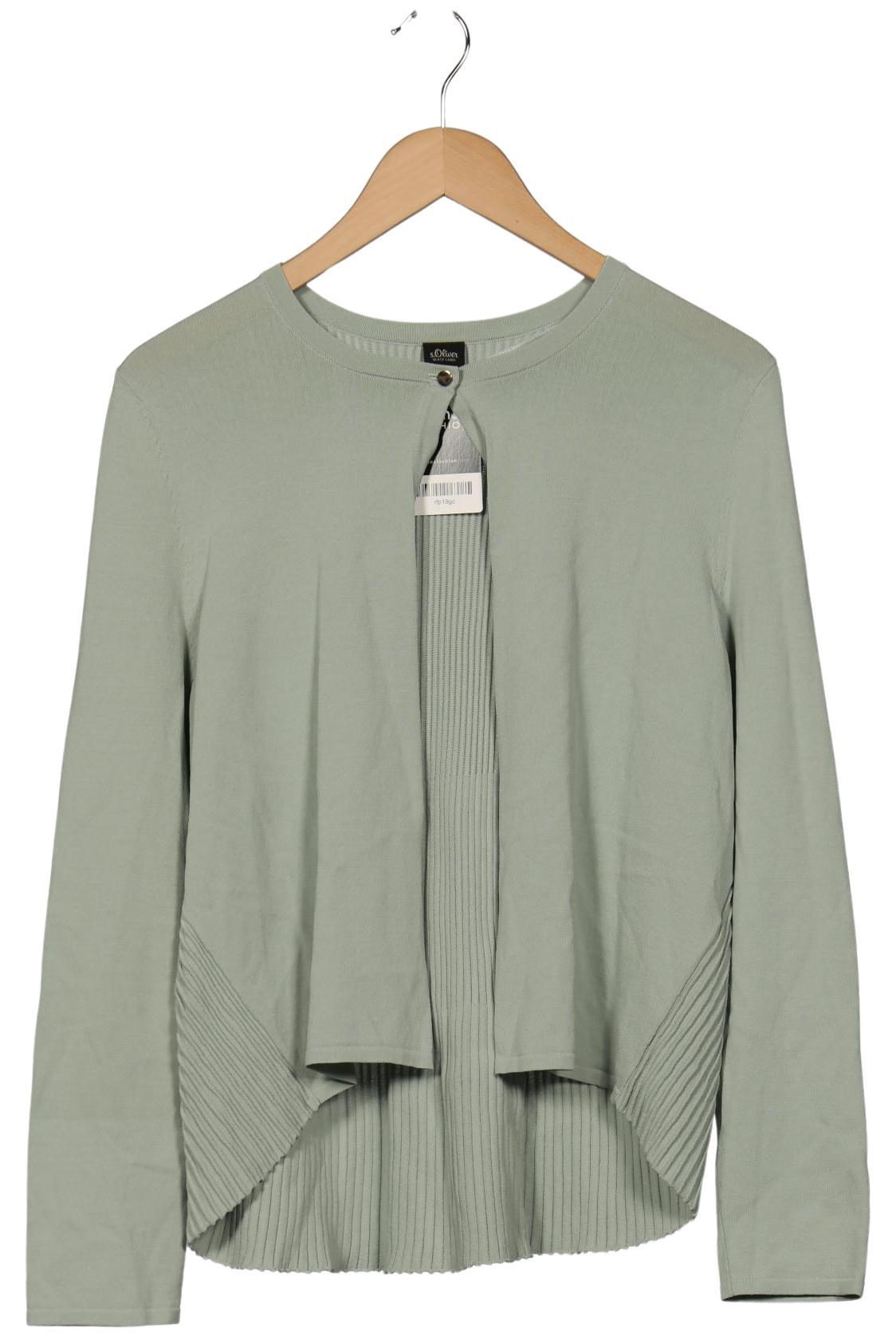 

s.Oliver Damen Strickjacke, hellgrün, Gr. 44