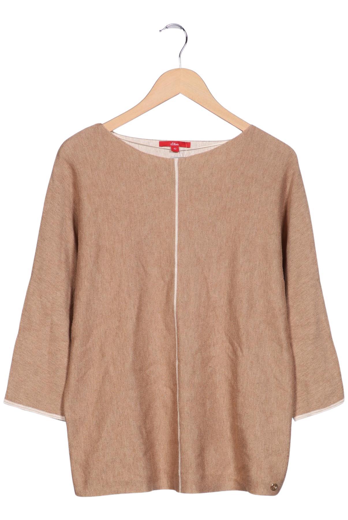 

s.Oliver Damen Pullover, beige, Gr. 42