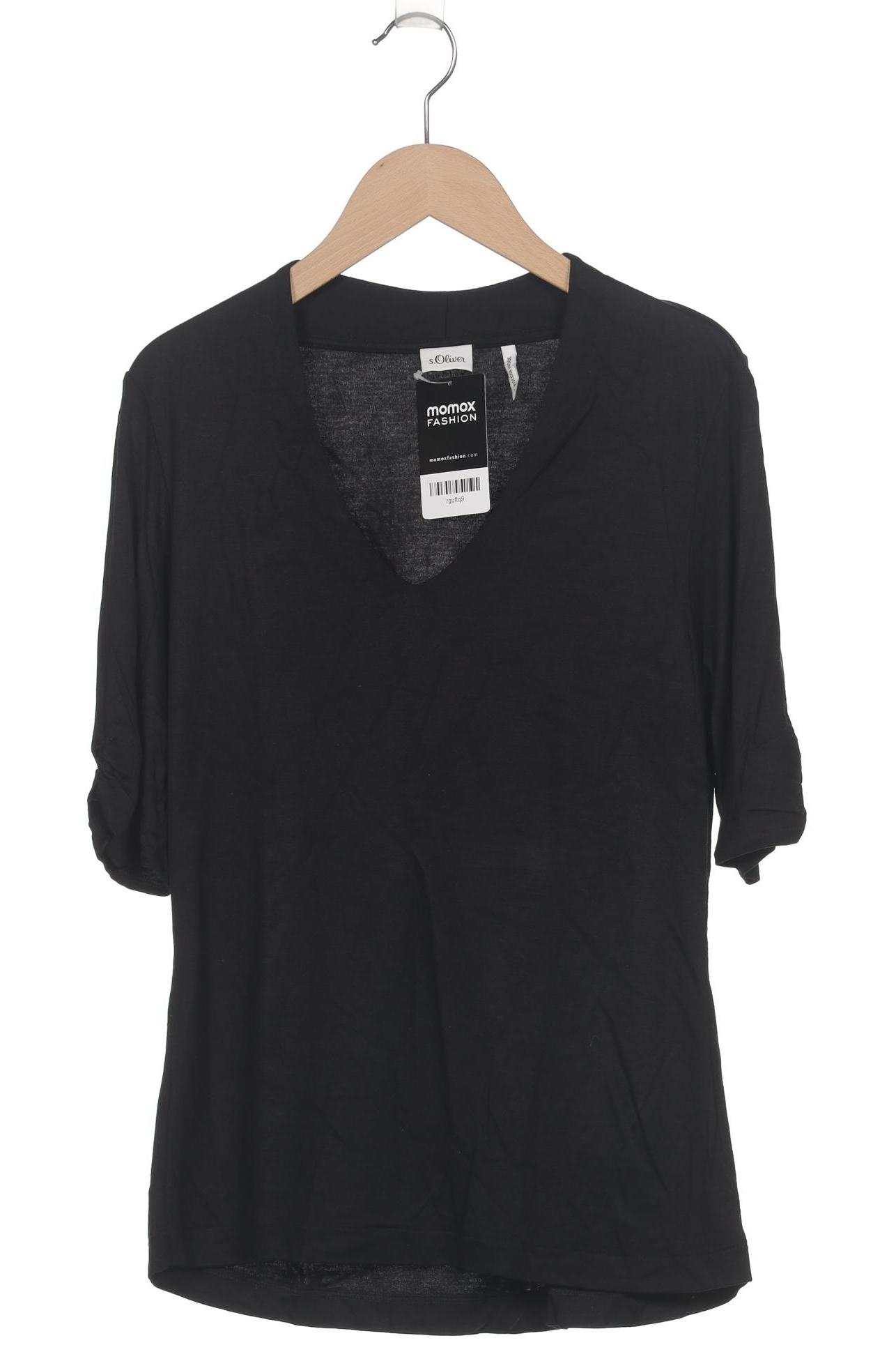 

s.Oliver Damen T-Shirt, schwarz, Gr. 40