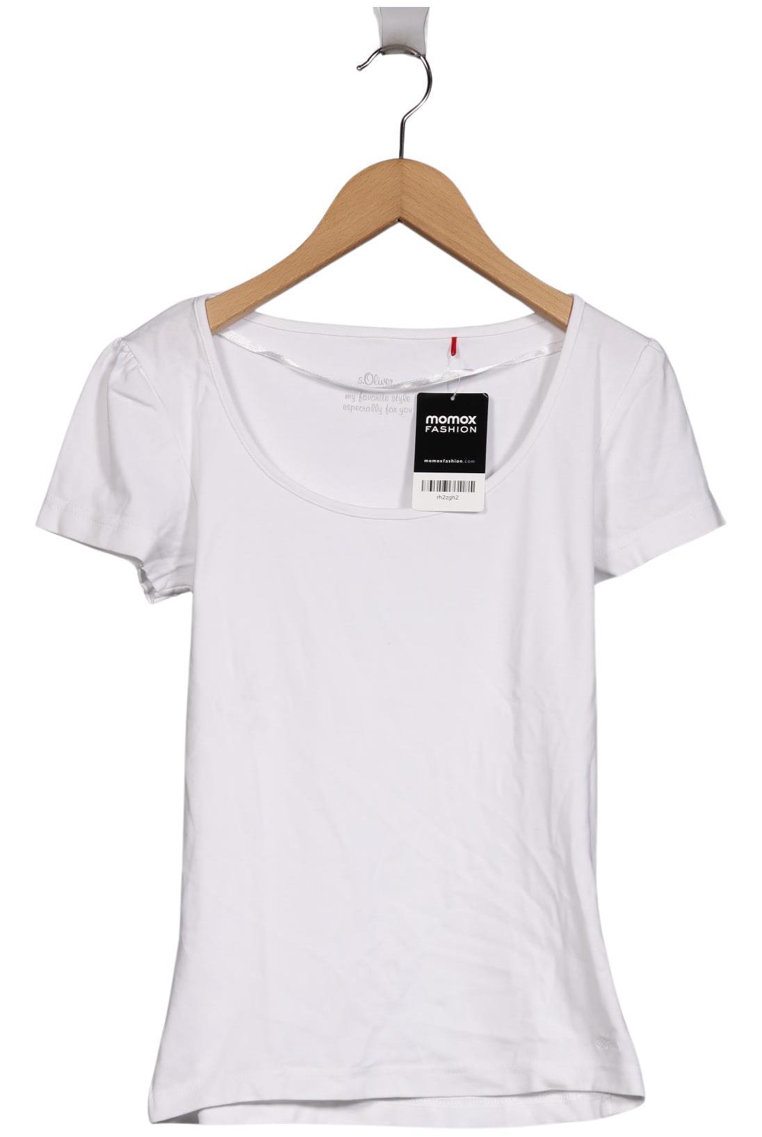 

s.Oliver Damen T-Shirt, weiß, Gr. 36