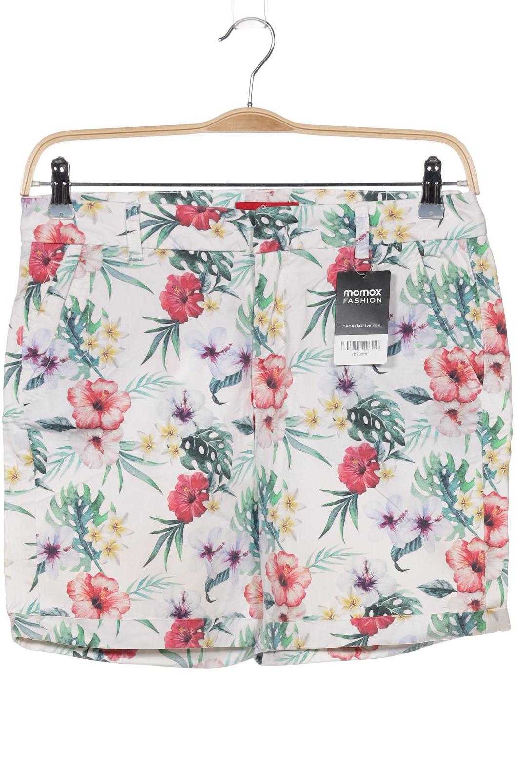 

s.Oliver Damen Shorts, weiß