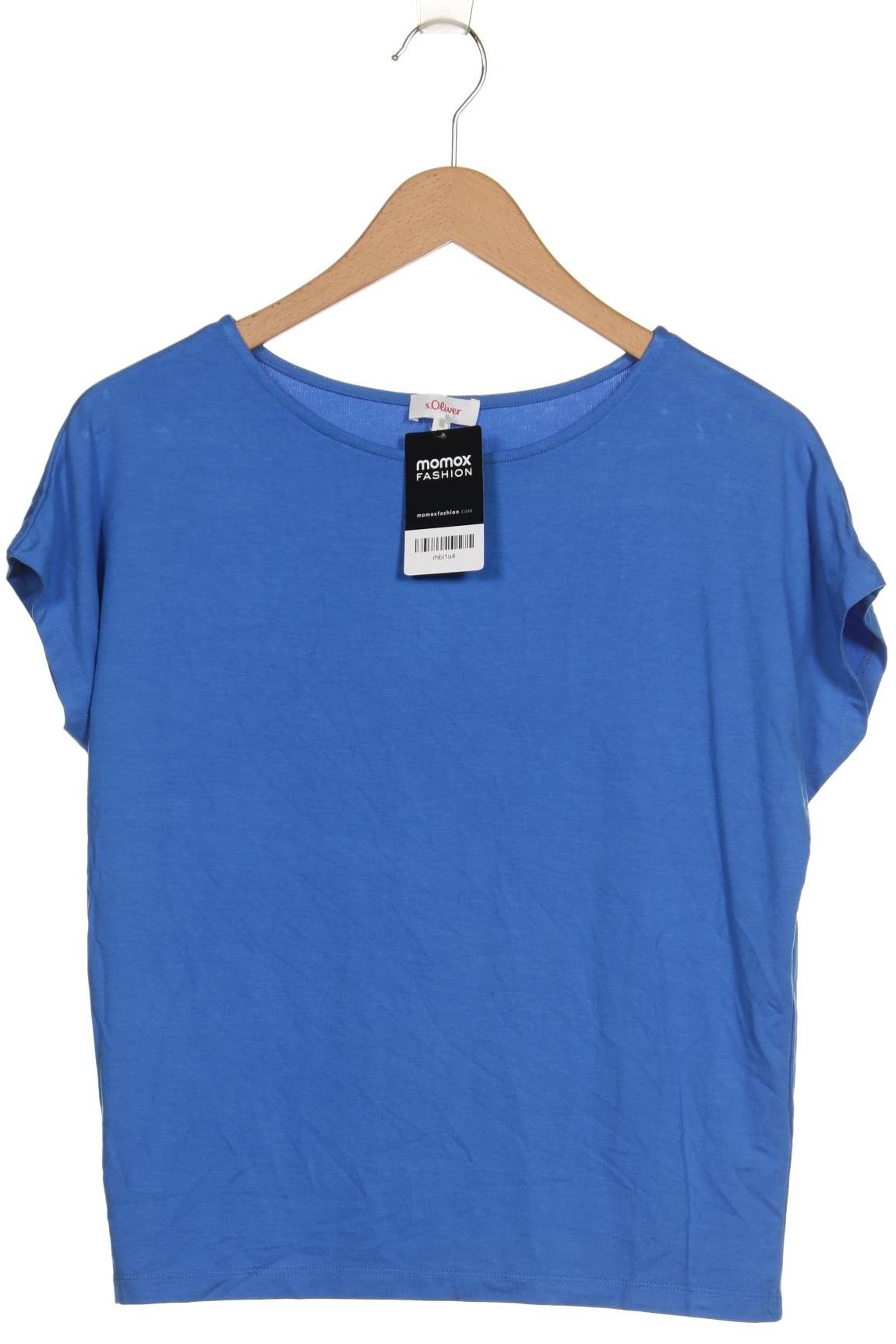 

s.Oliver Damen T-Shirt, blau, Gr. 34