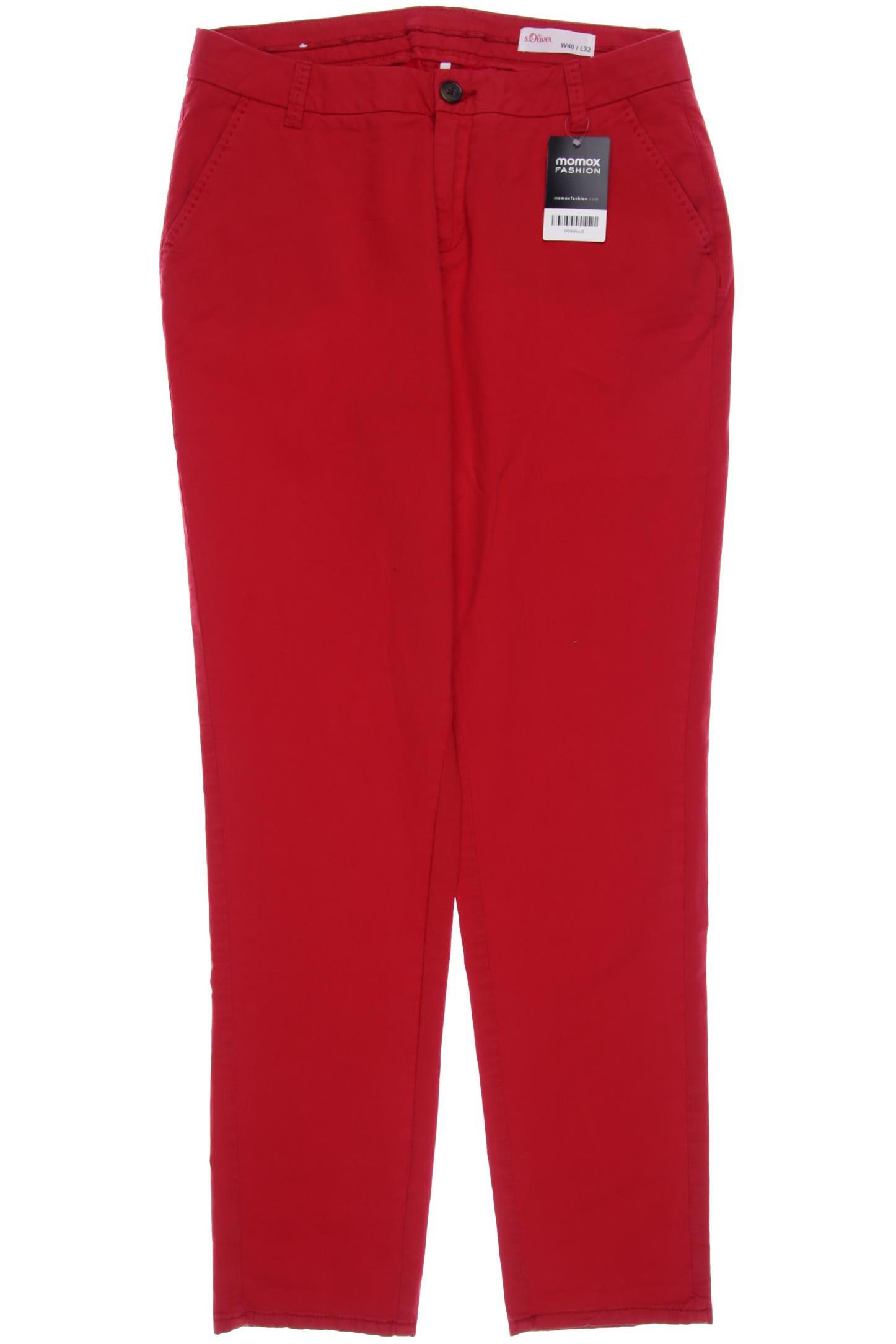 

s.Oliver Damen Stoffhose, rot, Gr. 40