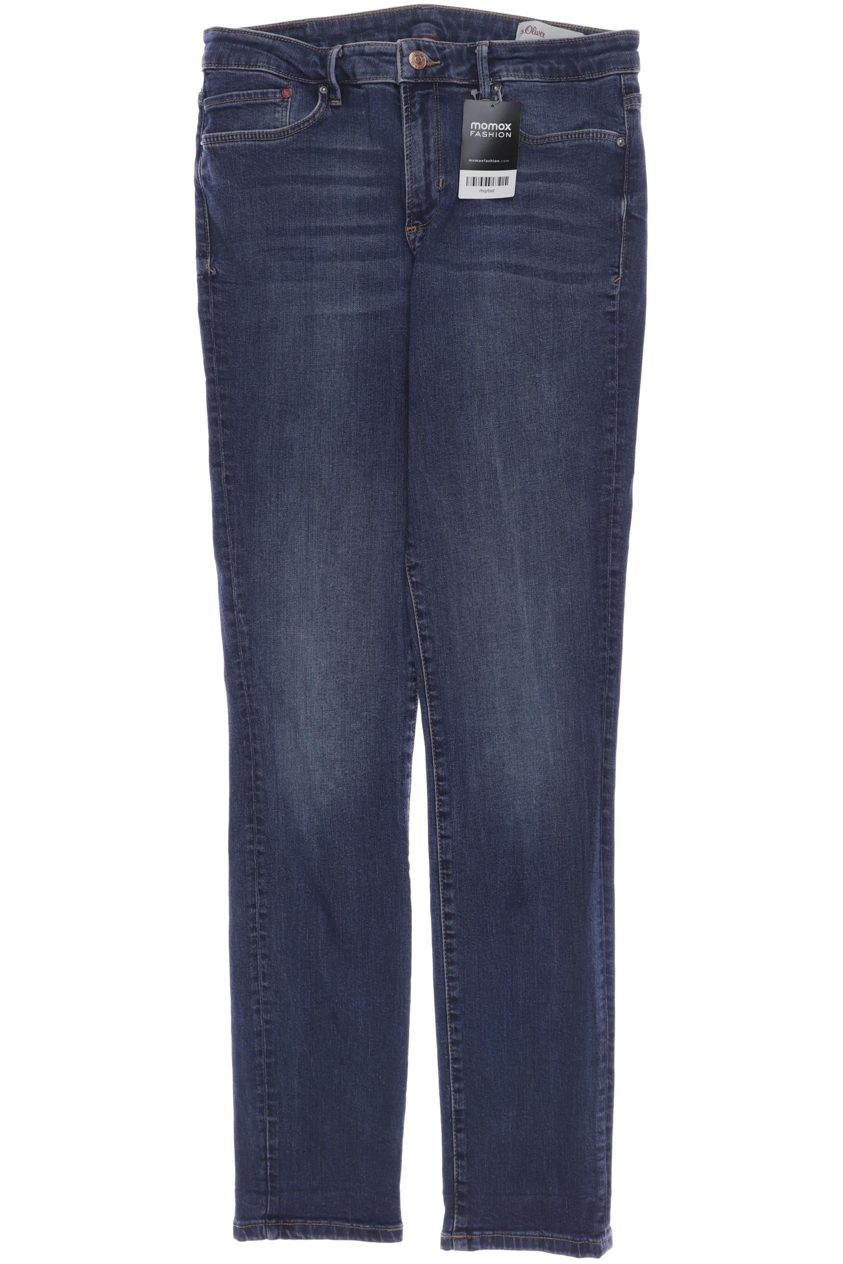 

s.Oliver Damen Jeans, blau