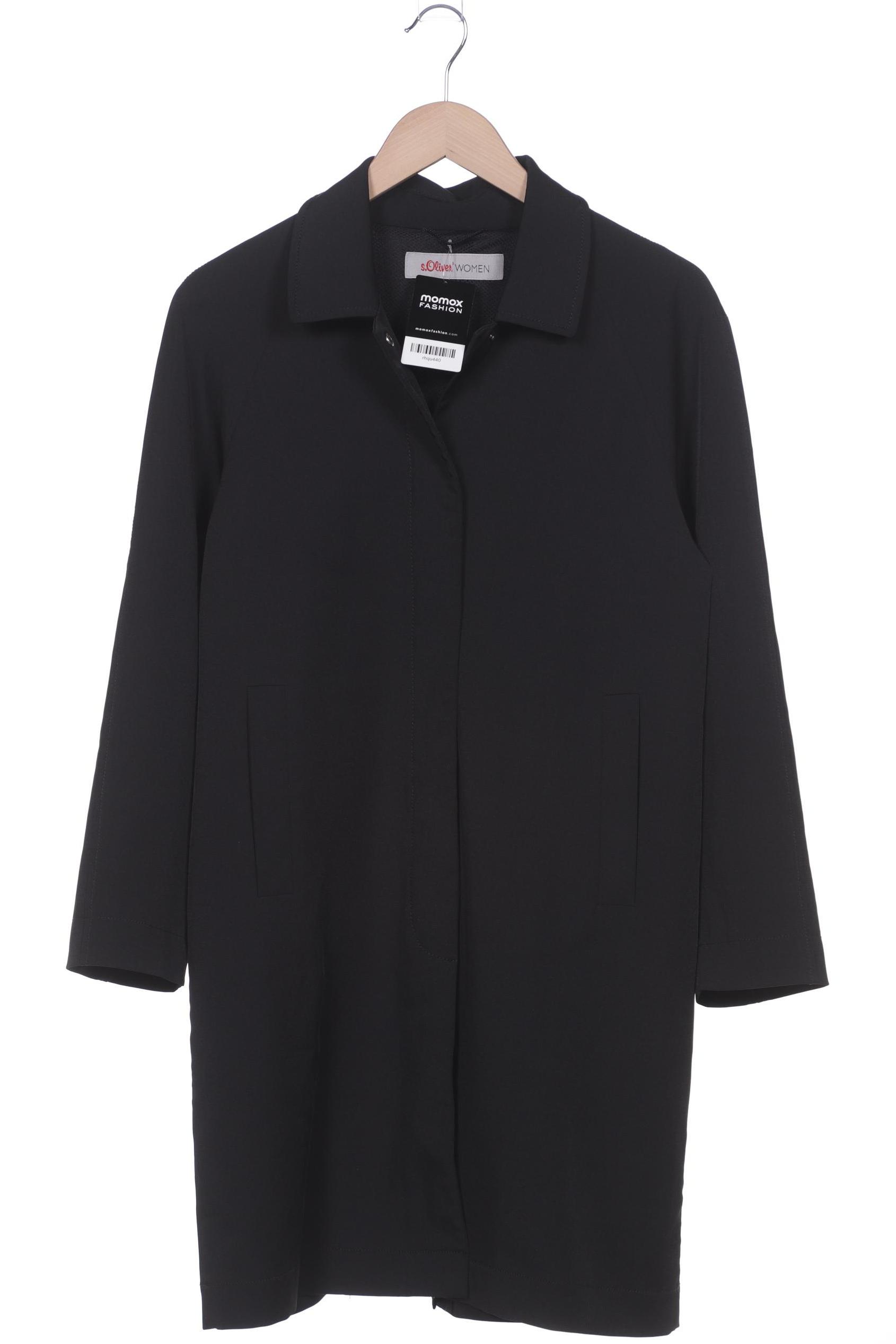 

s.Oliver Damen Mantel, schwarz