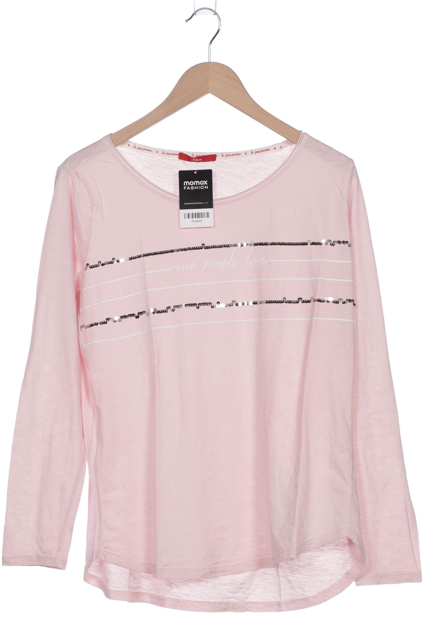 

s.Oliver Damen Langarmshirt, pink, Gr. 42