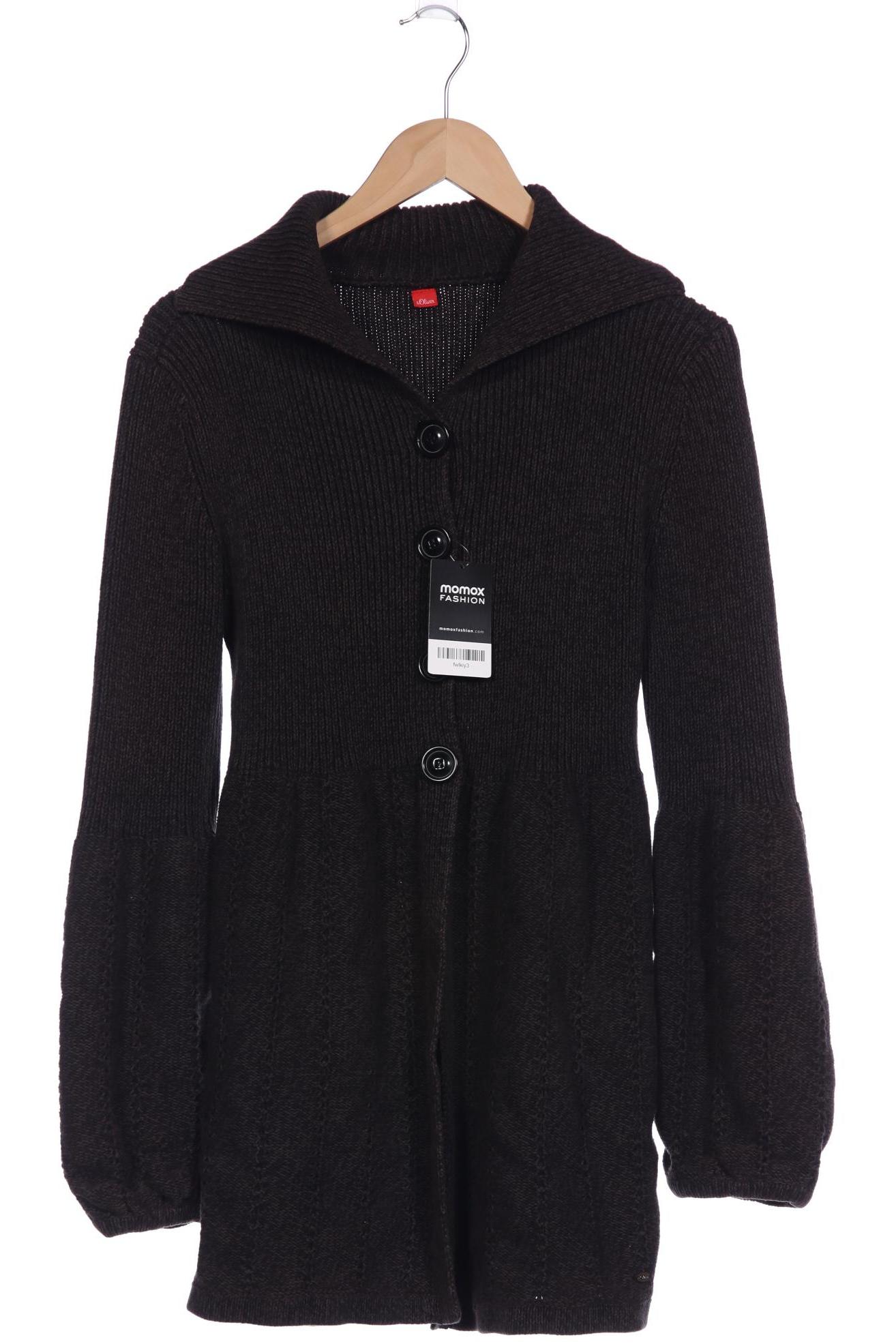 

s.Oliver Damen Strickjacke, grau, Gr. 42