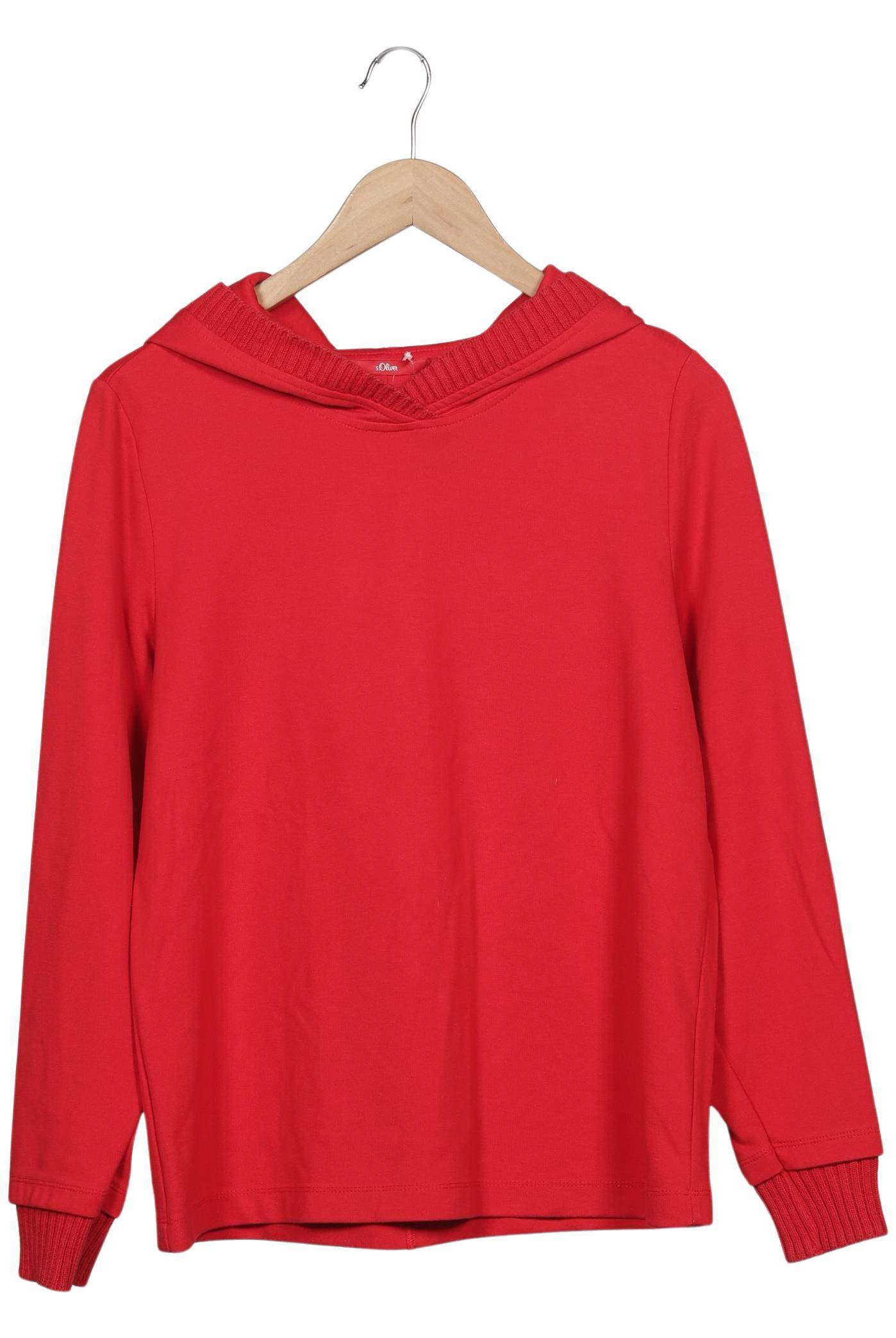 

s.Oliver Damen Kapuzenpullover, rot, Gr. 40