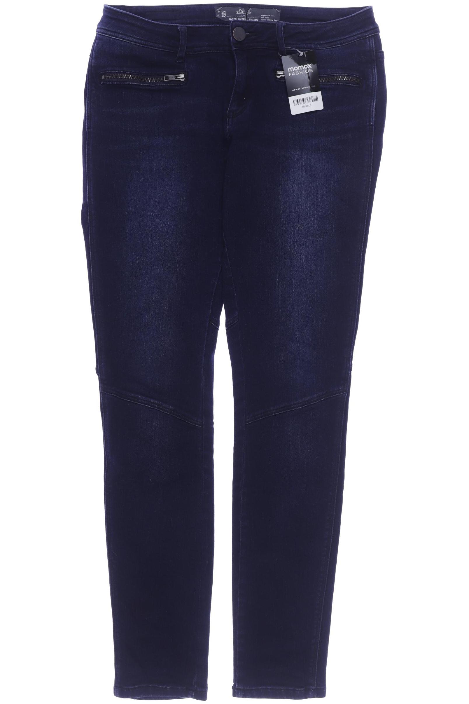 

s.Oliver Damen Jeans, marineblau