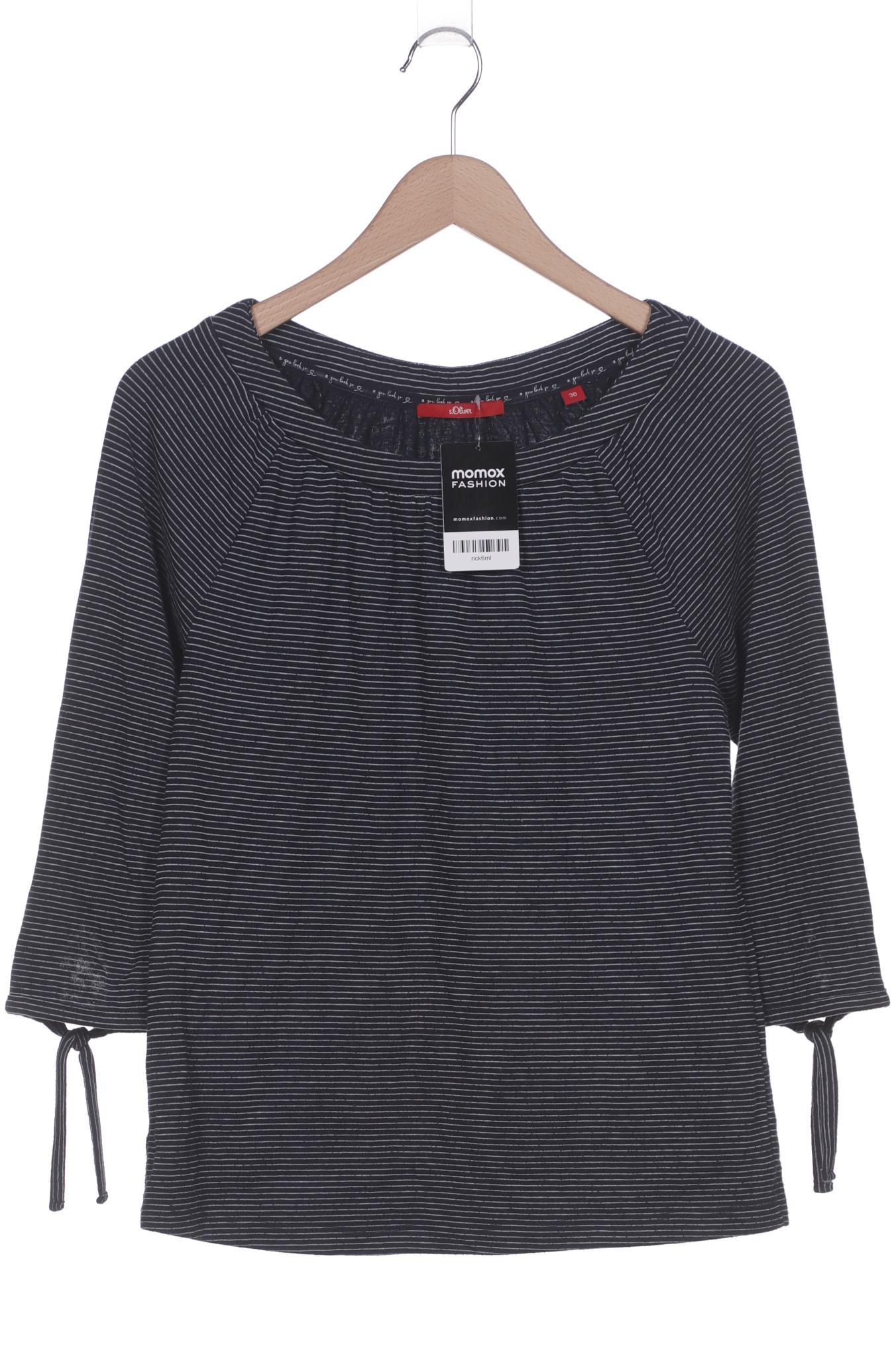 

s.Oliver Damen Langarmshirt, marineblau, Gr. 36