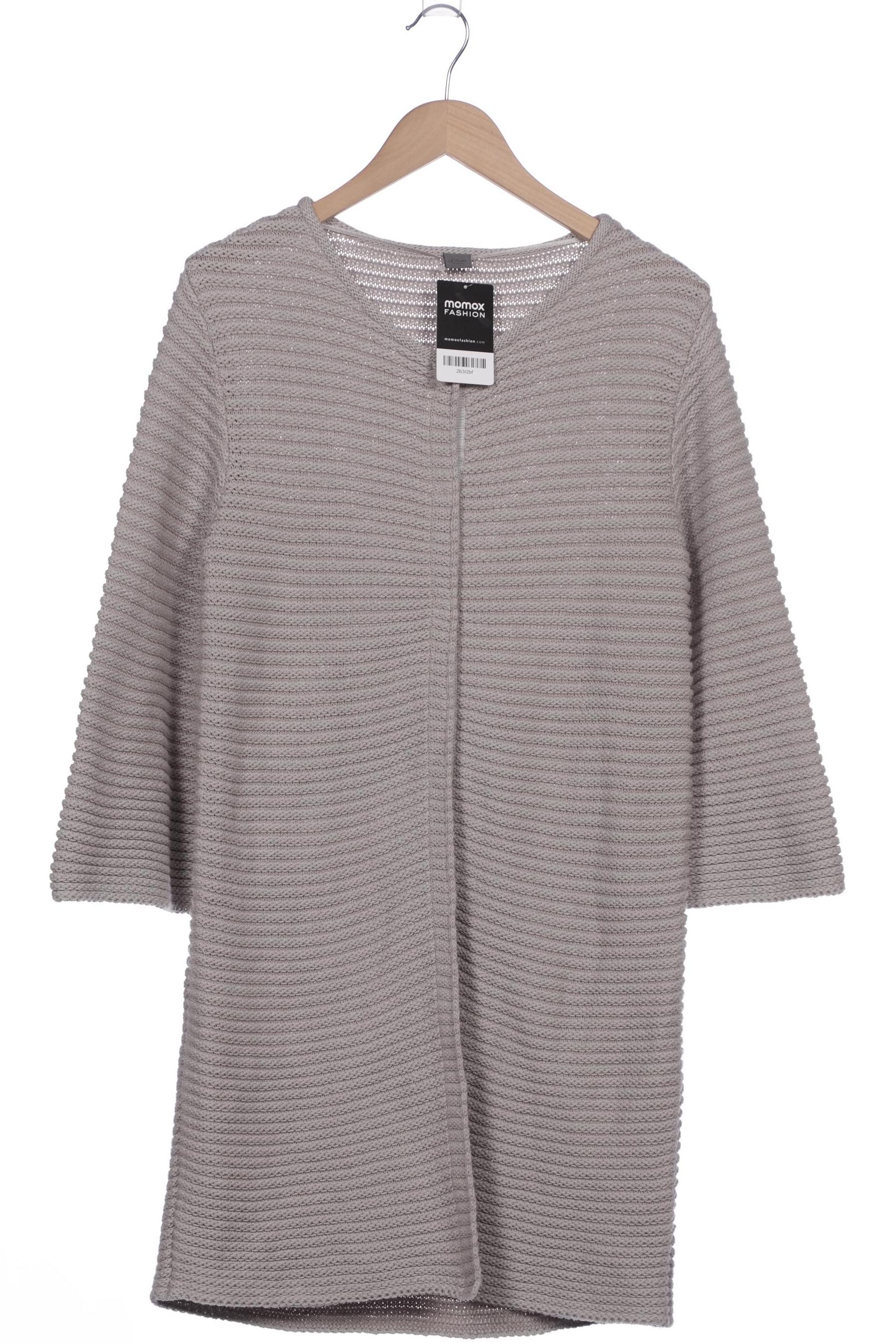 

s.Oliver Damen Strickjacke, grau, Gr. 40
