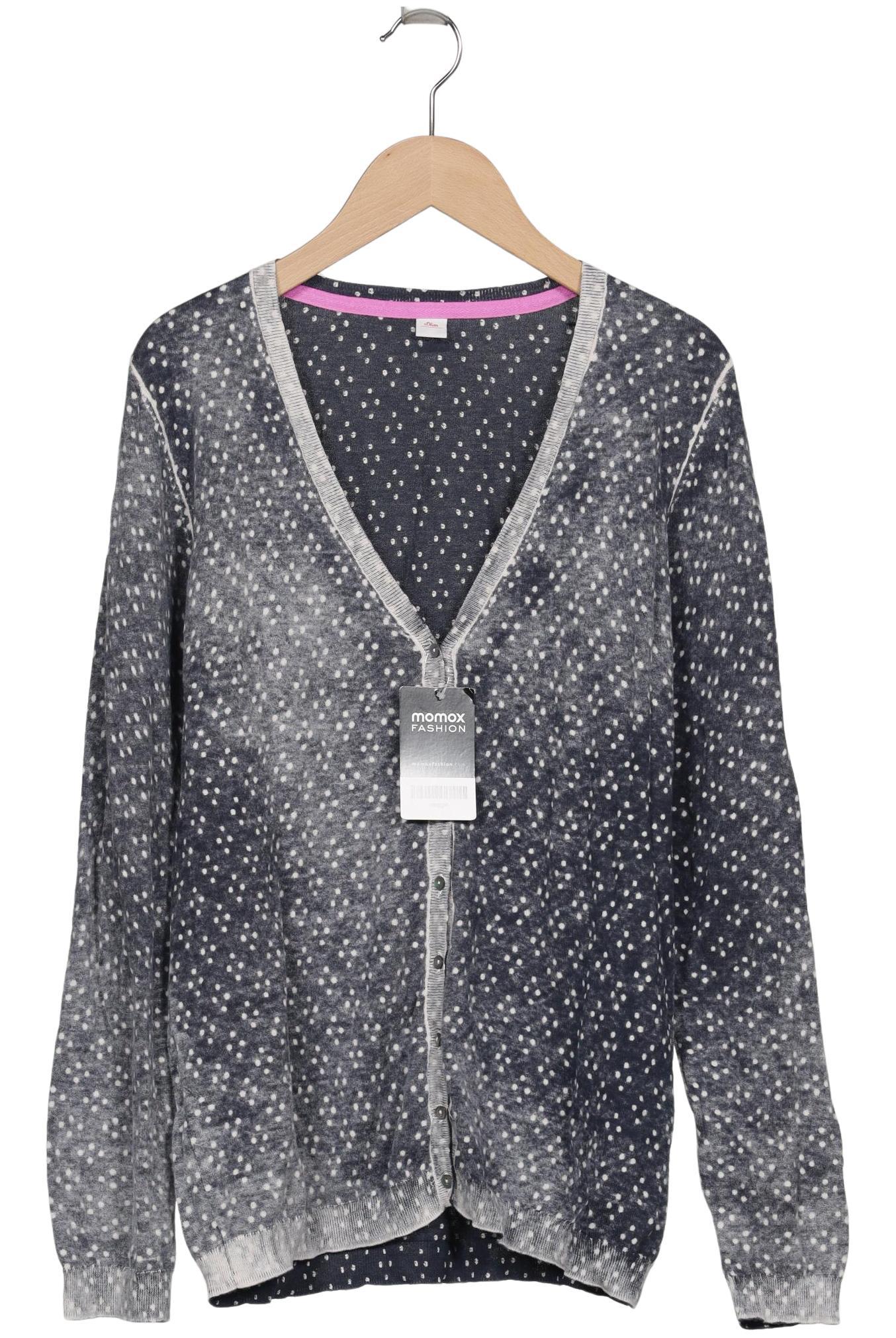 

s.Oliver Damen Strickjacke, marineblau, Gr. 40