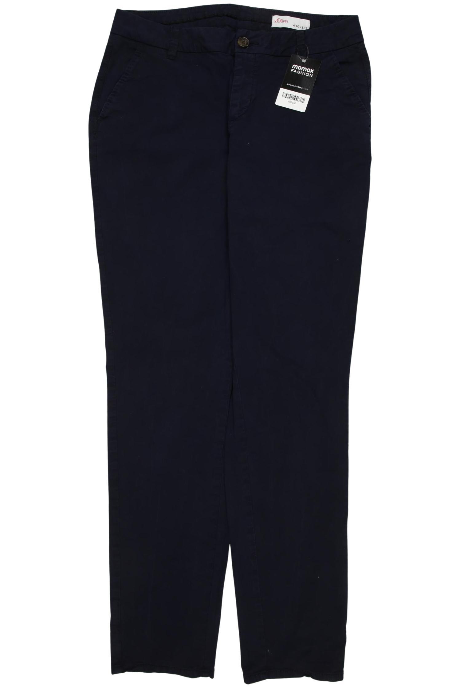 

s.Oliver Damen Stoffhose, marineblau, Gr. 40