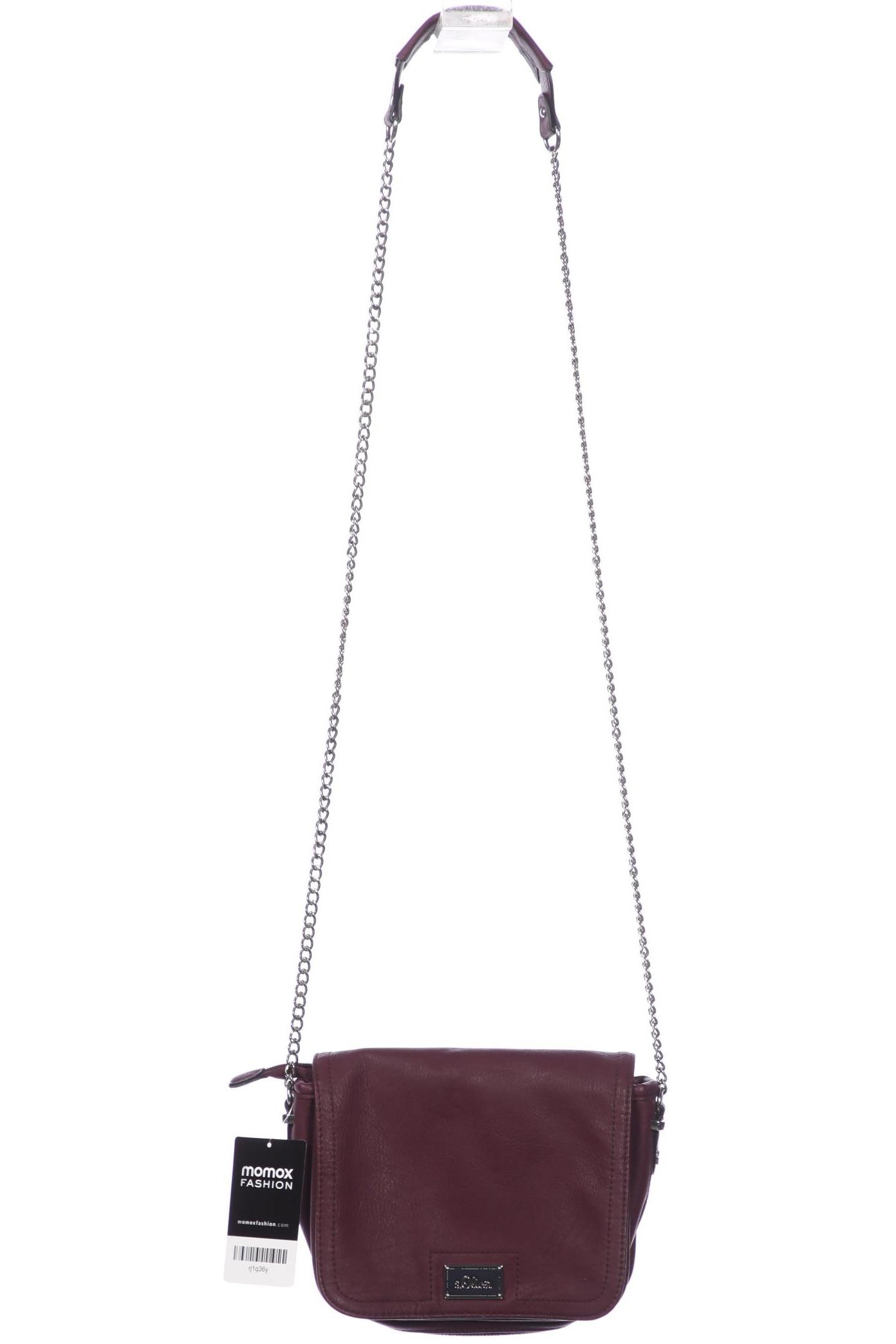 

s.Oliver Damen Handtasche, bordeaux, Gr.
