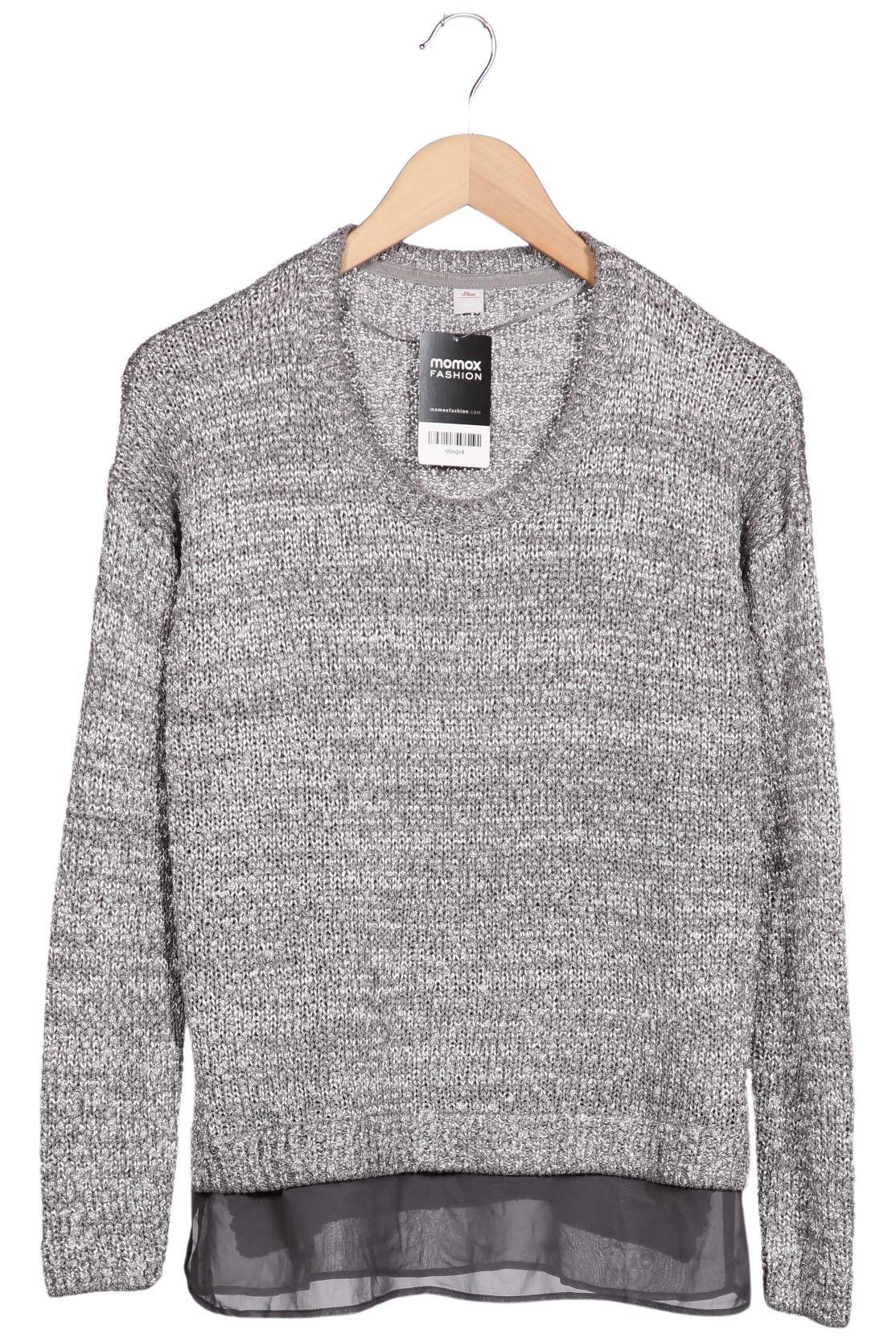 

s.Oliver Damen Pullover, grau, Gr. 34