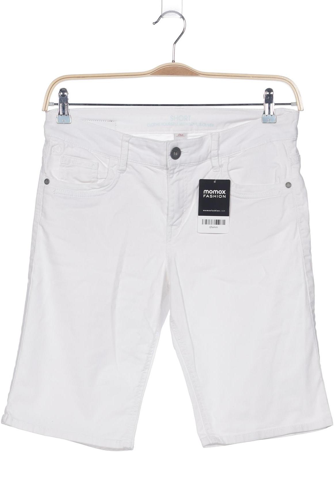 

s.Oliver Damen Shorts, weiß, Gr. 36